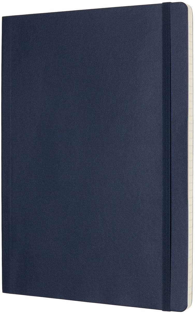 Notitieboek Moleskine XL 190x250mm lijn soft cover sapphire blue 2