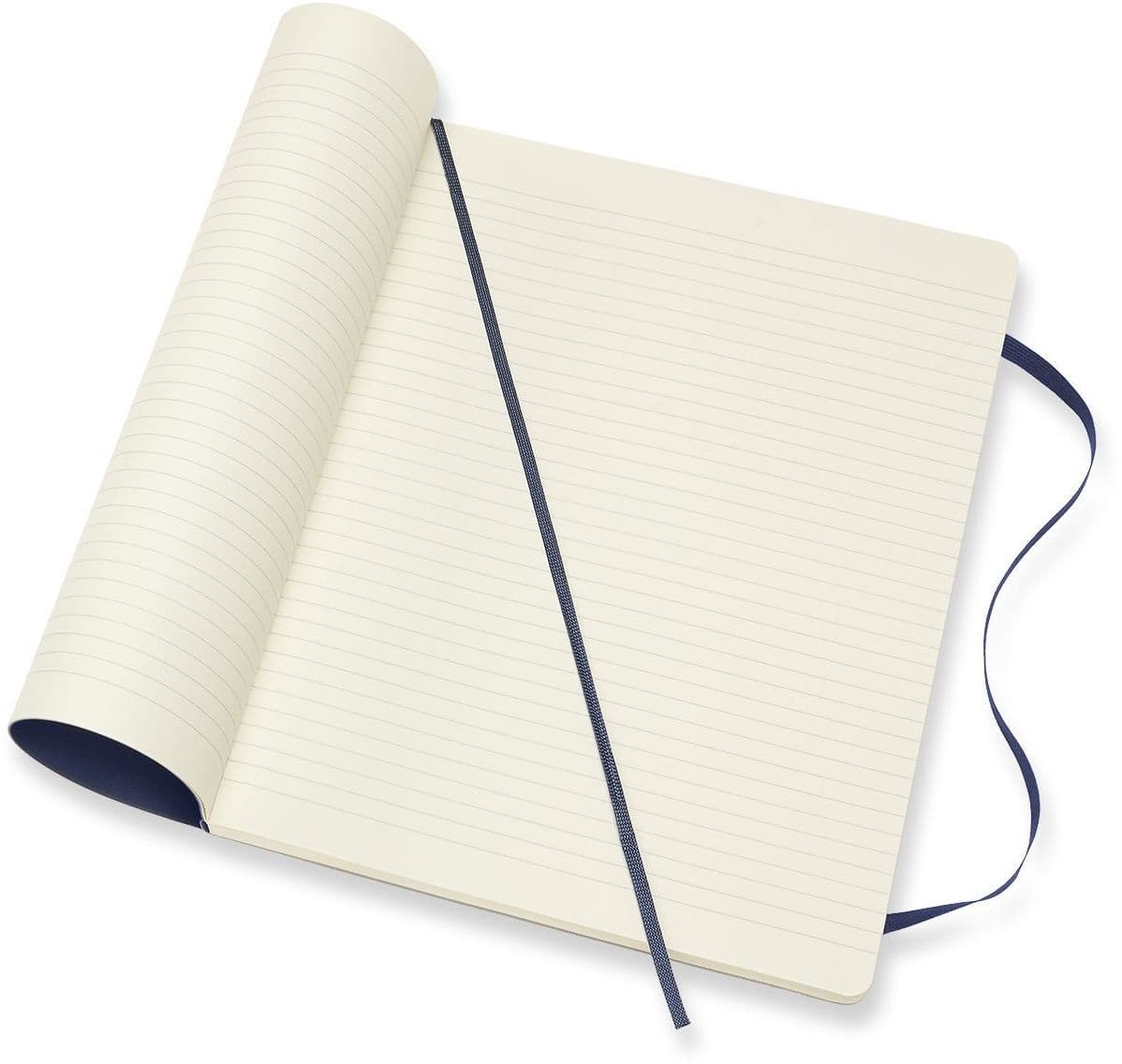 Notitieboek Moleskine XL 190x250mm lijn soft cover sapphire blue 3