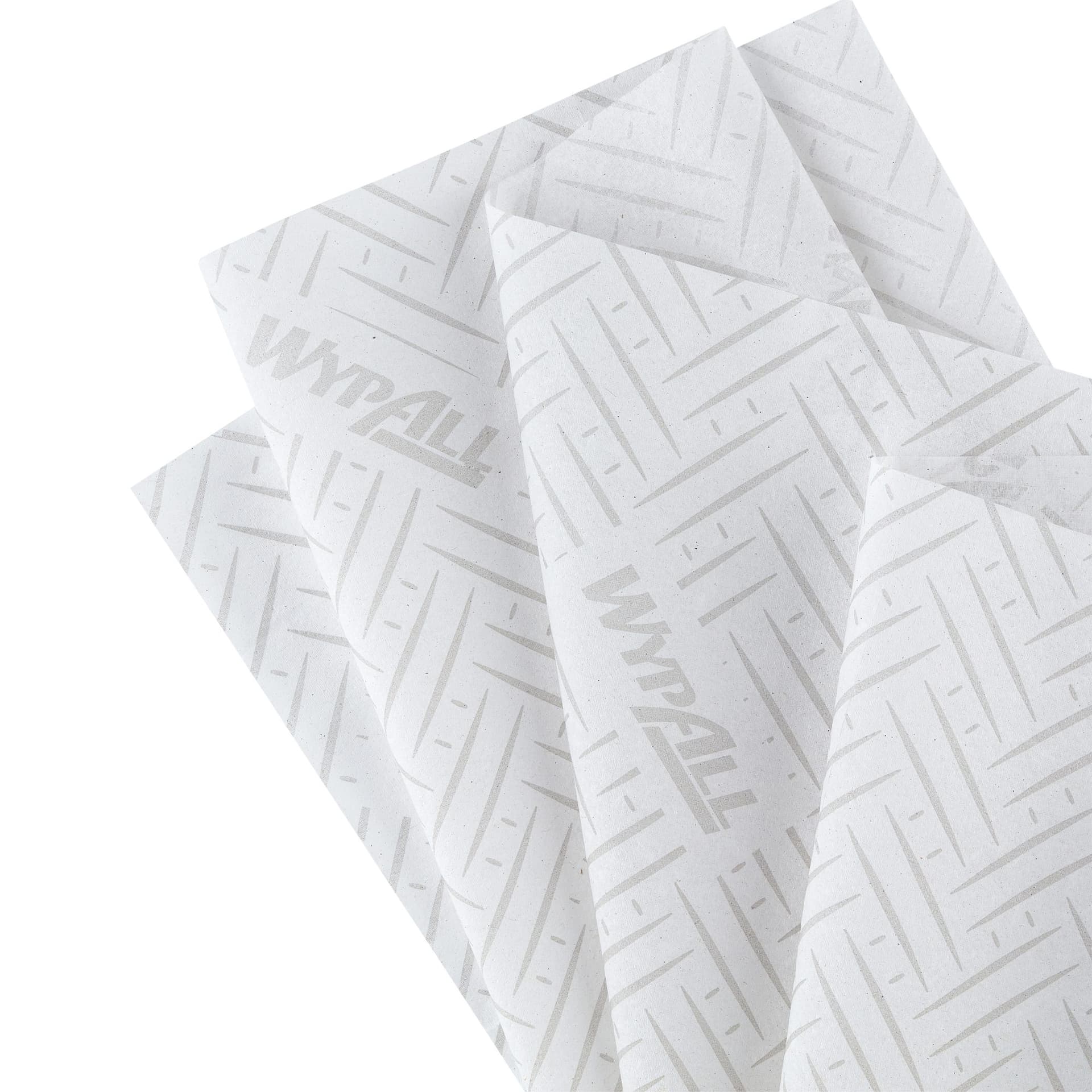Poetspapier WypAll L10 GeneralClean 1-laags 800 vel wit 7256 5