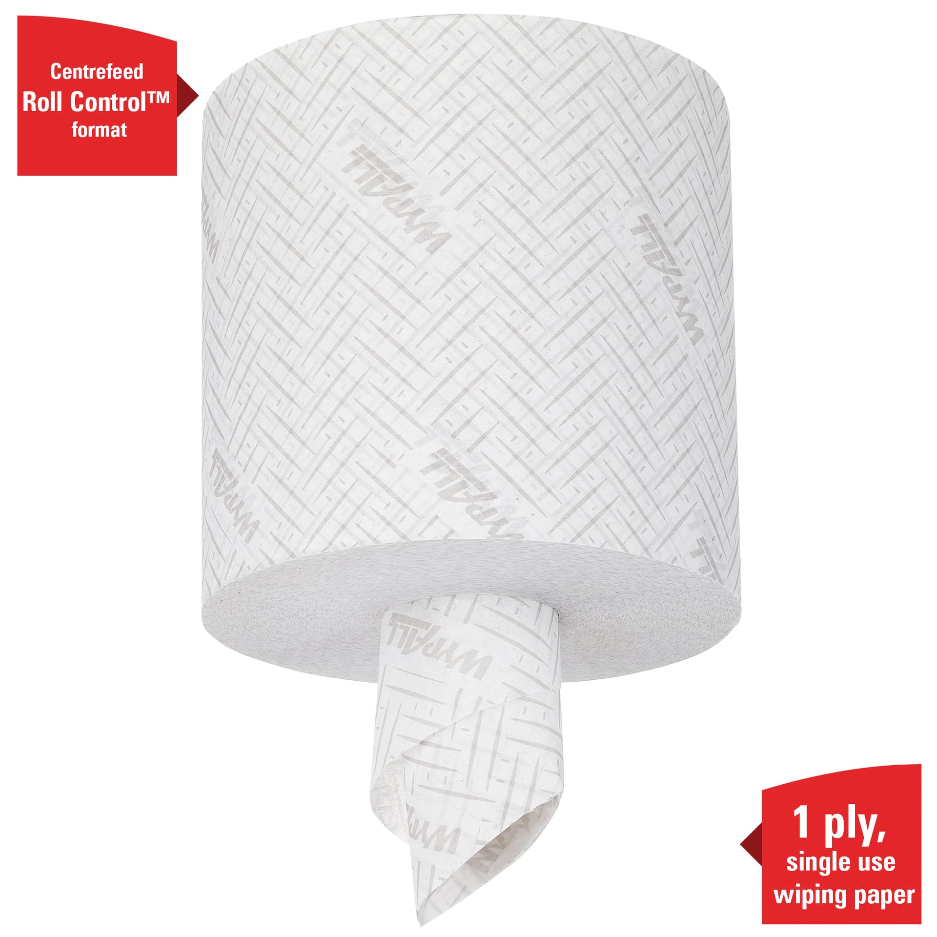 Poetspapier WypAll L10 GeneralClean 1-laags 500 vel wit 7406 4
