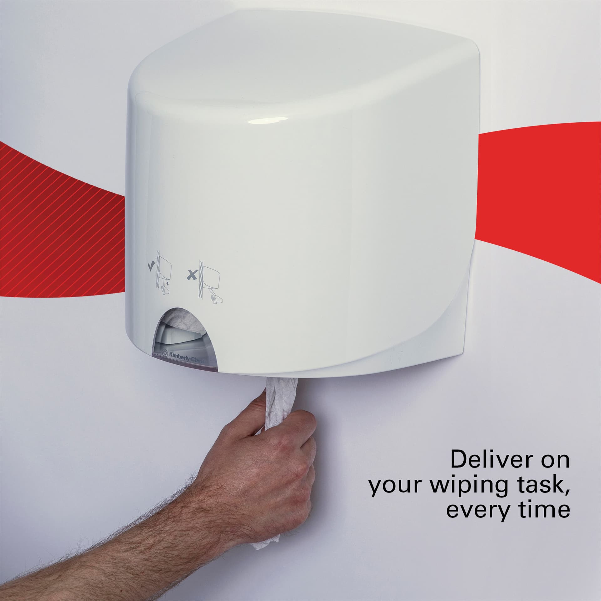 Poetspapier WypAll L10 GeneralClean 1-laags 500 vel wit 7406 6