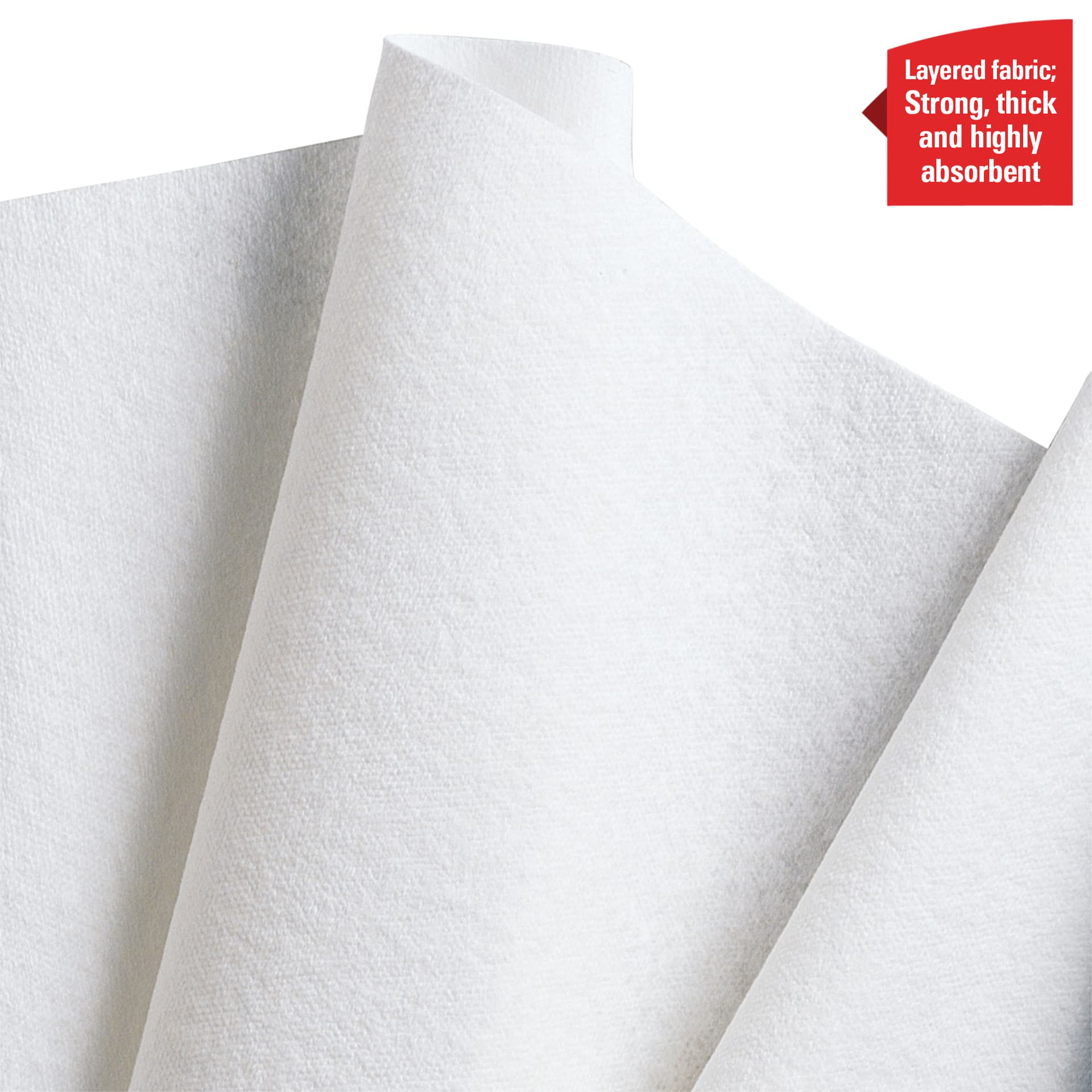Reinigingsdoek WypAll L40 PowerClean 1-laags 18x56 vel wit 7471 5