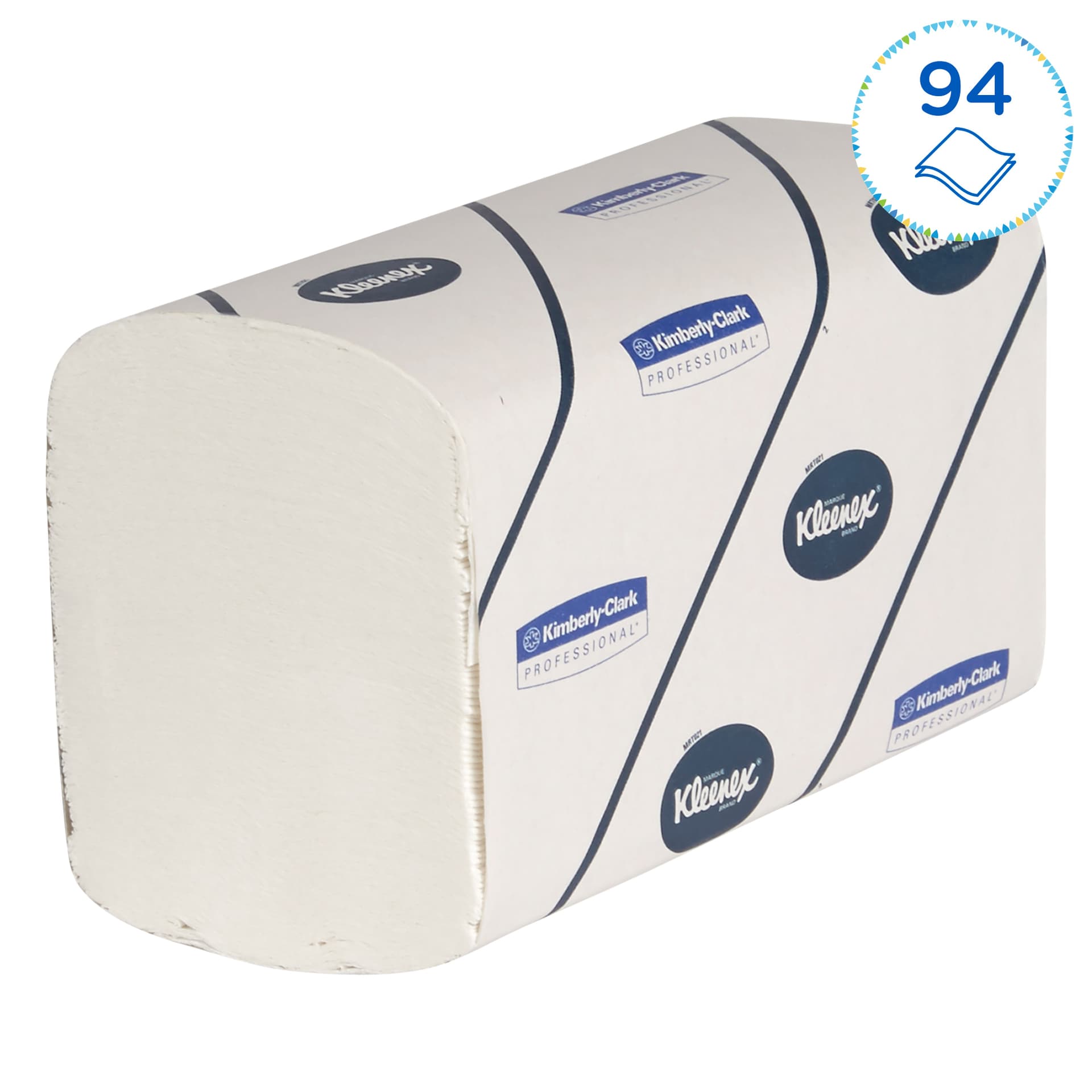 Handdoek Kleenex Ultra i-vouw 2-laags 215x415mm 30x94 vel wit 6772 2