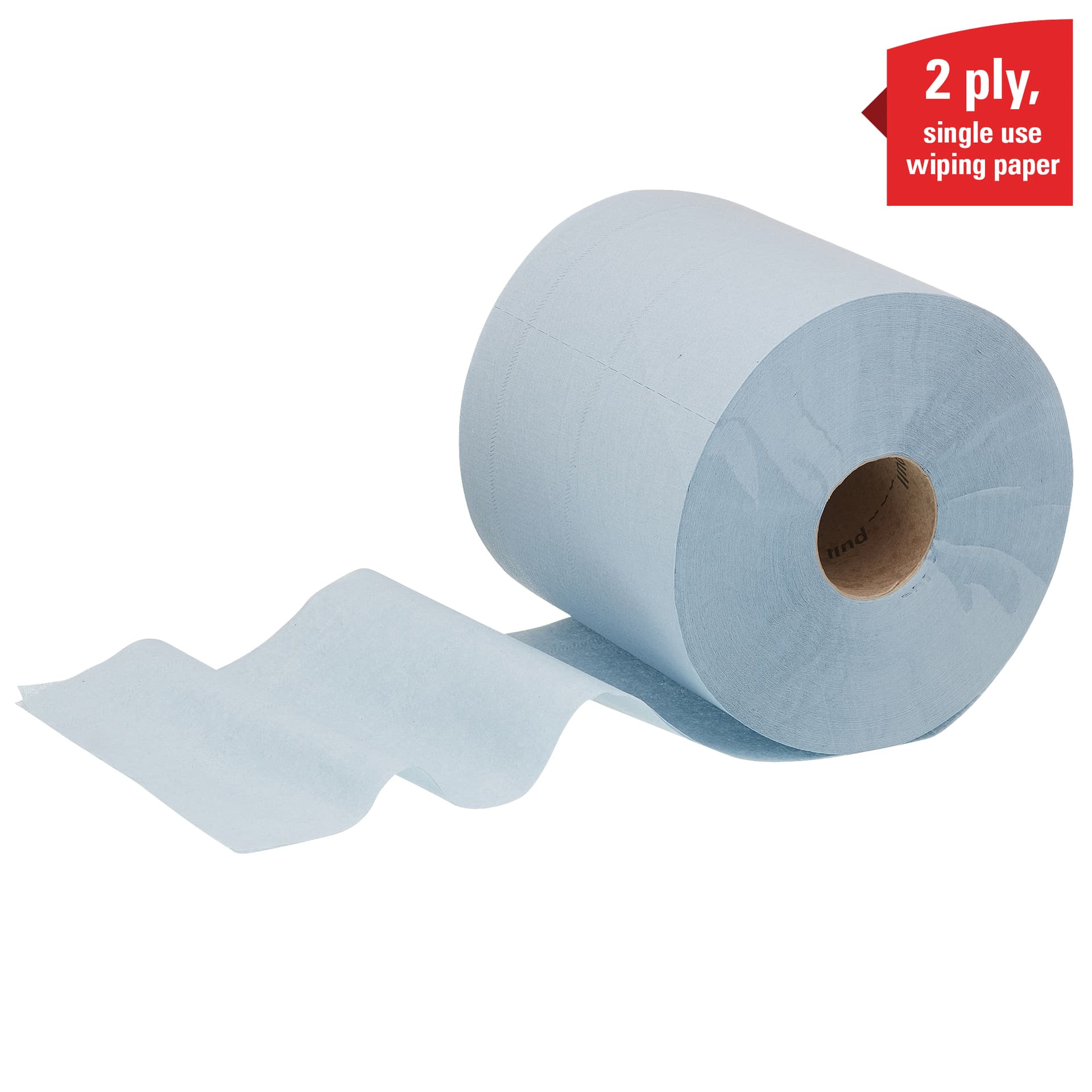 Poetspapier WypAll L20 GeneralClean 2-laags 336 vel blauw 7302 4
