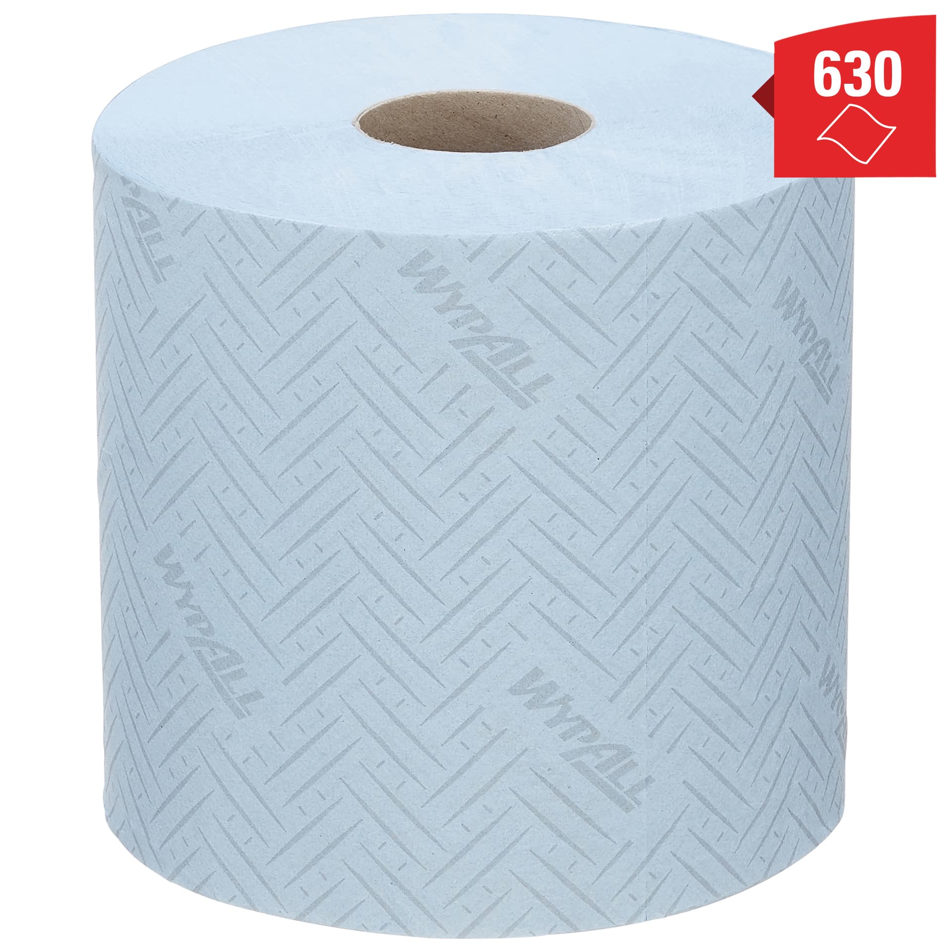 Poetspapier WypAll L10 GeneralClean 1-laags 630 vel blauw 7494 3