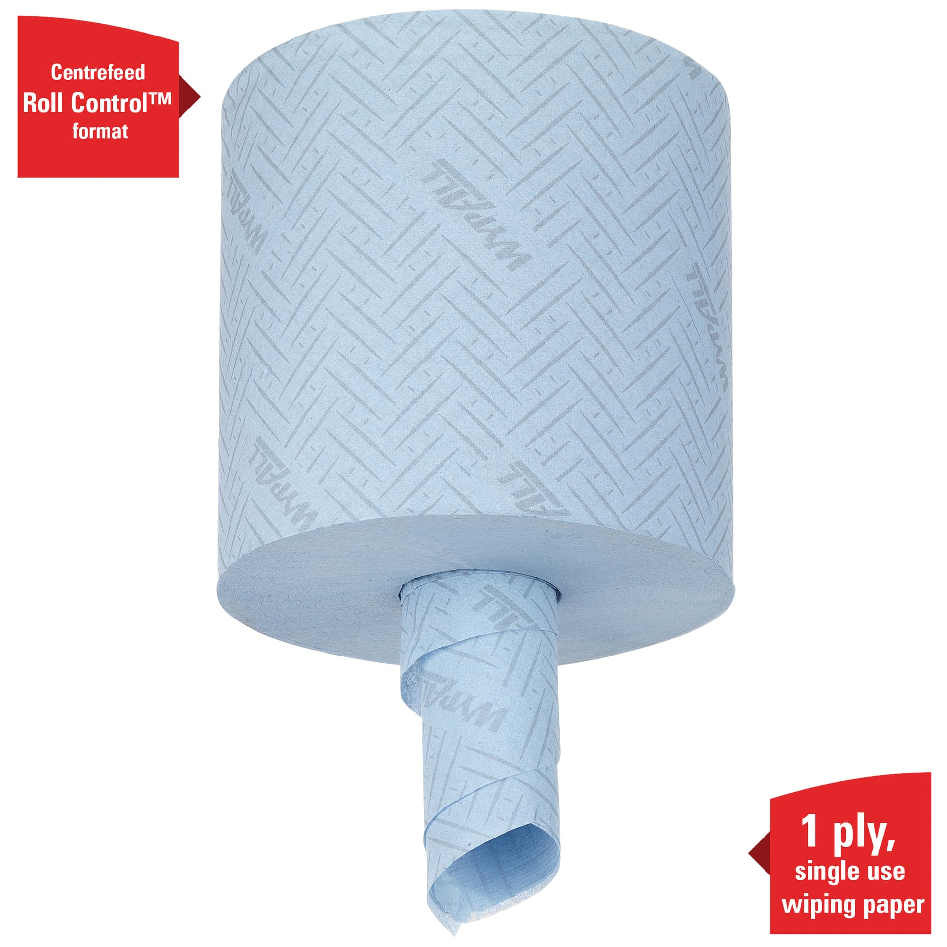 Poetspapier WypAll L10 GeneralClean 1-laags 630 vel blauw 7494 4