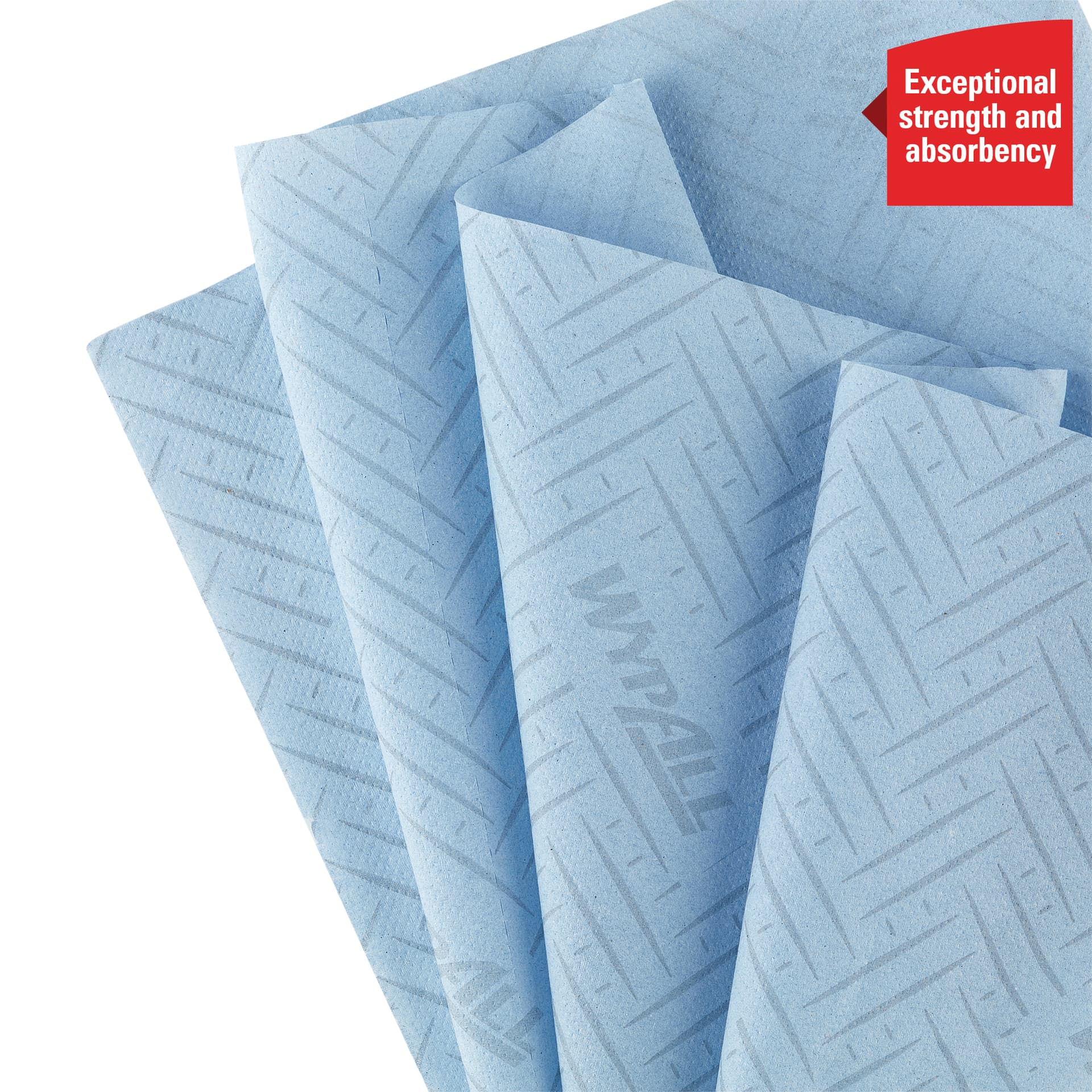 Poetspapier WypAll L10 GeneralClean 1-laags 630 vel blauw 7494 5