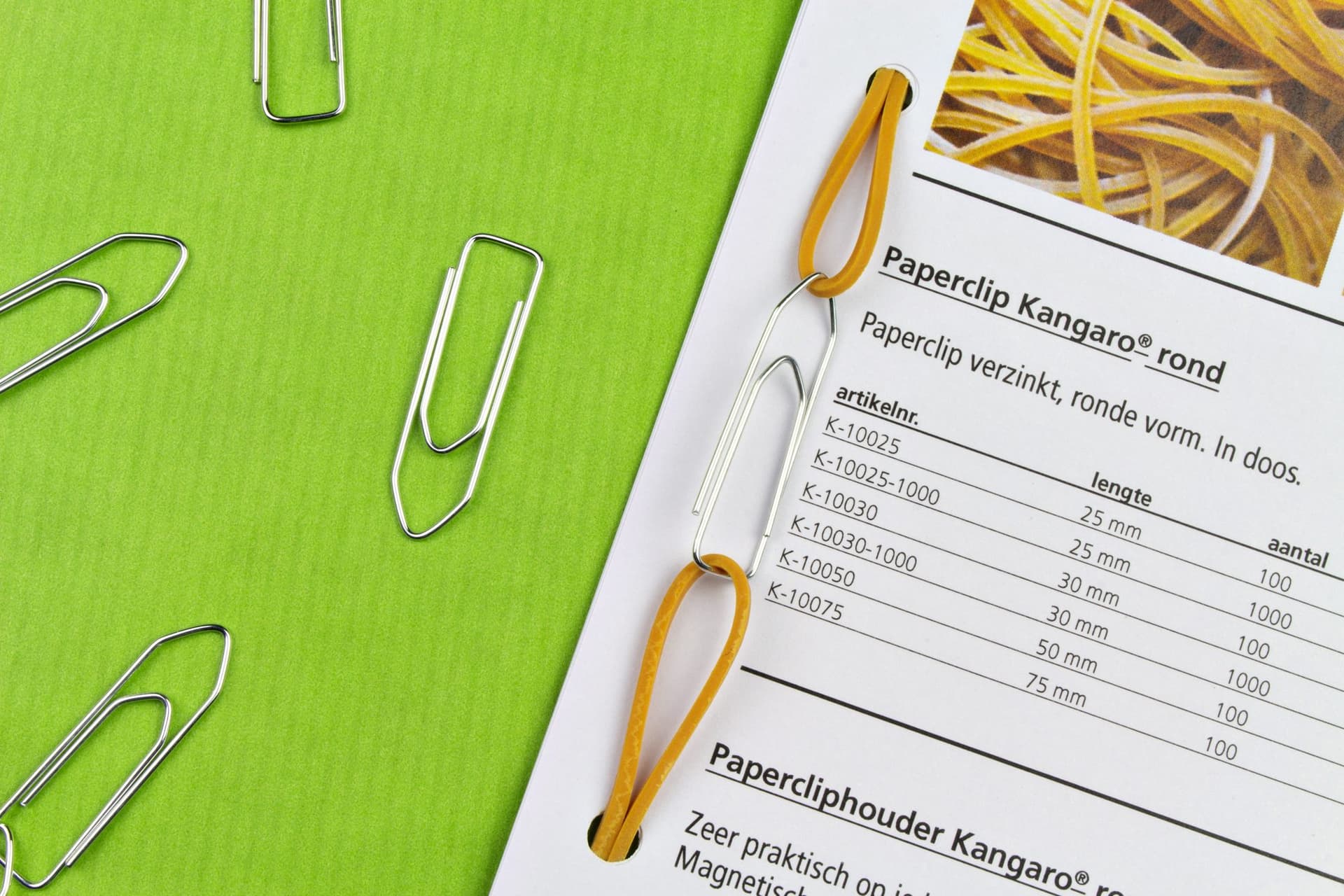 Paperclip Kangaro 32mm hoekig verzinkt doos à 100 stuks 5