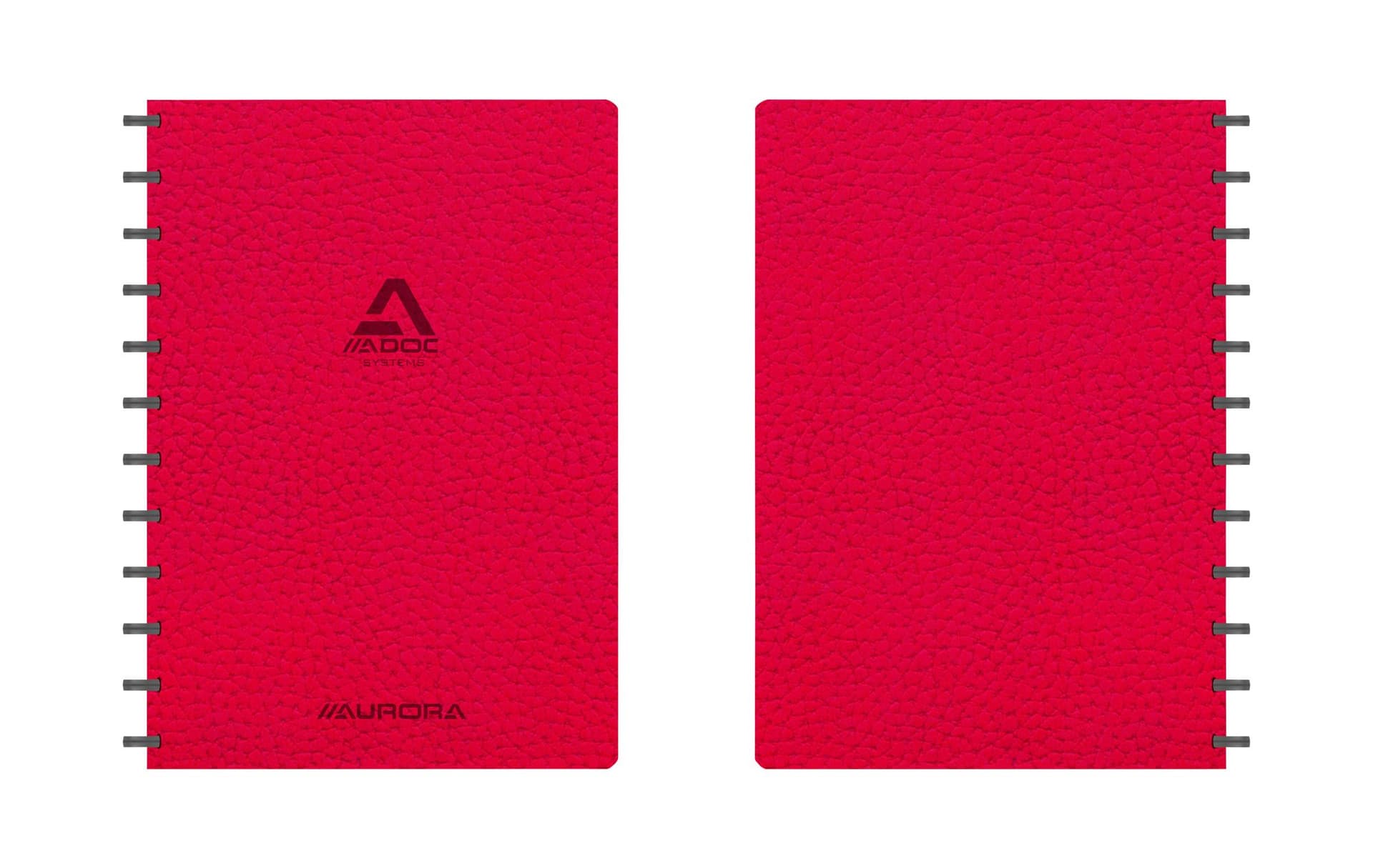 Schrift Adoc Business A4 ruit 5x5mm 144 pagina's 90gr rood