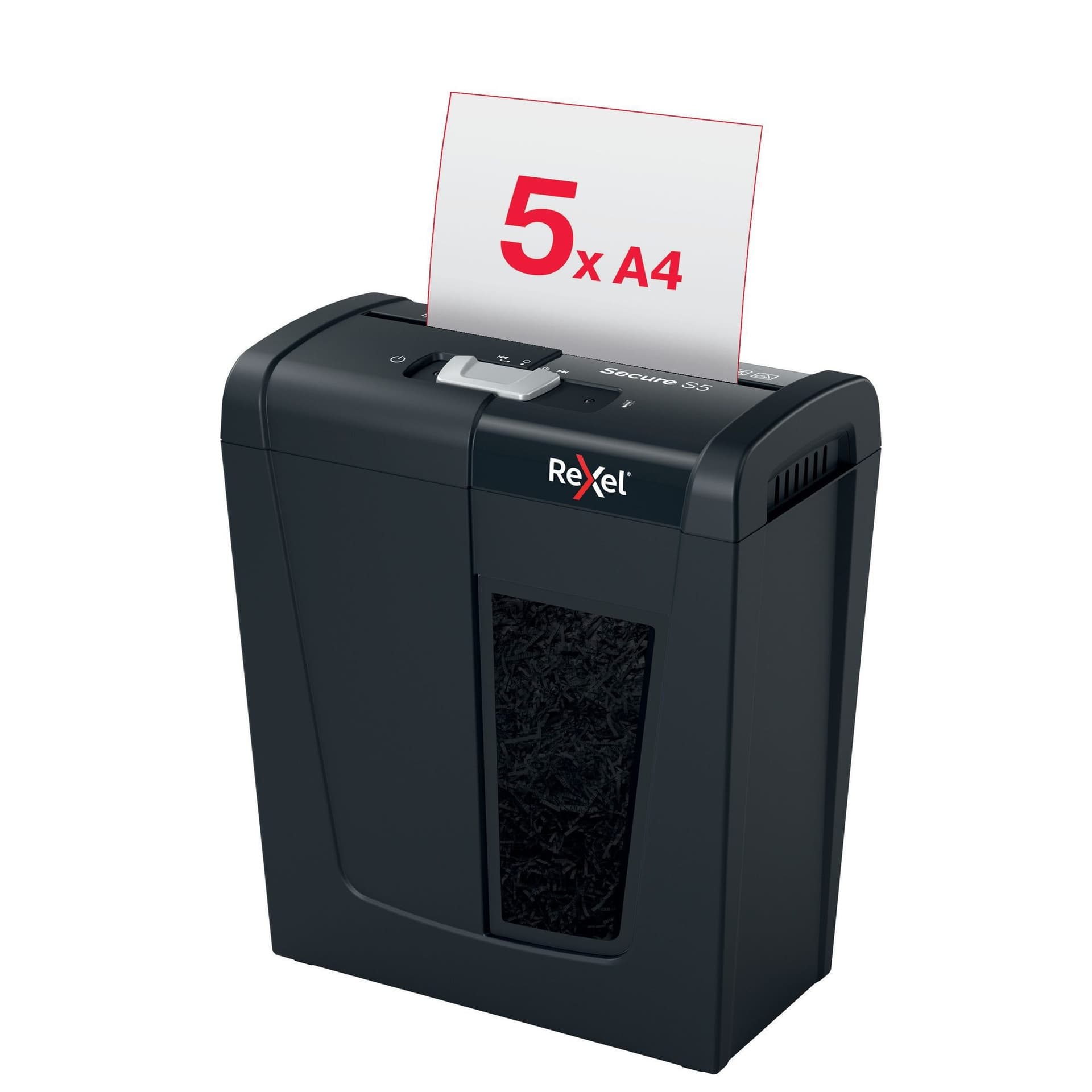 Papiervernietiger Rexel Secure S5 stroken 6mm 6