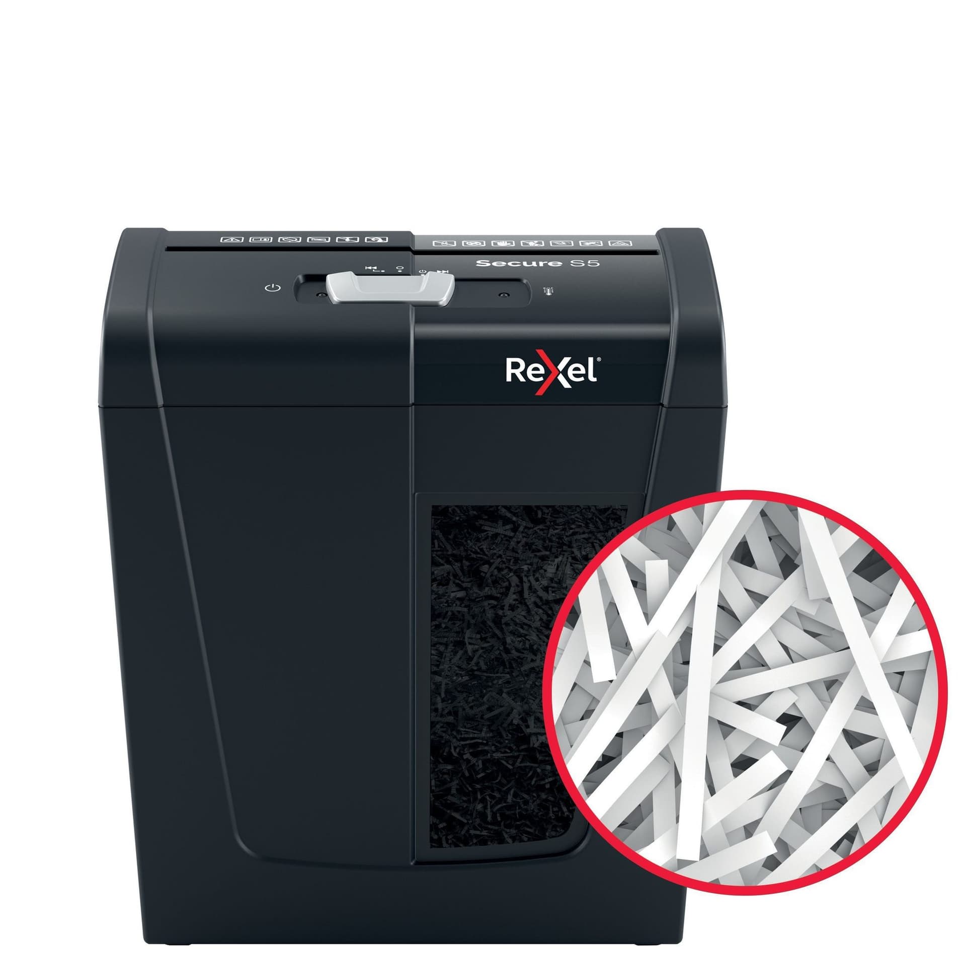 Papiervernietiger Rexel Secure S5 stroken 6mm 8