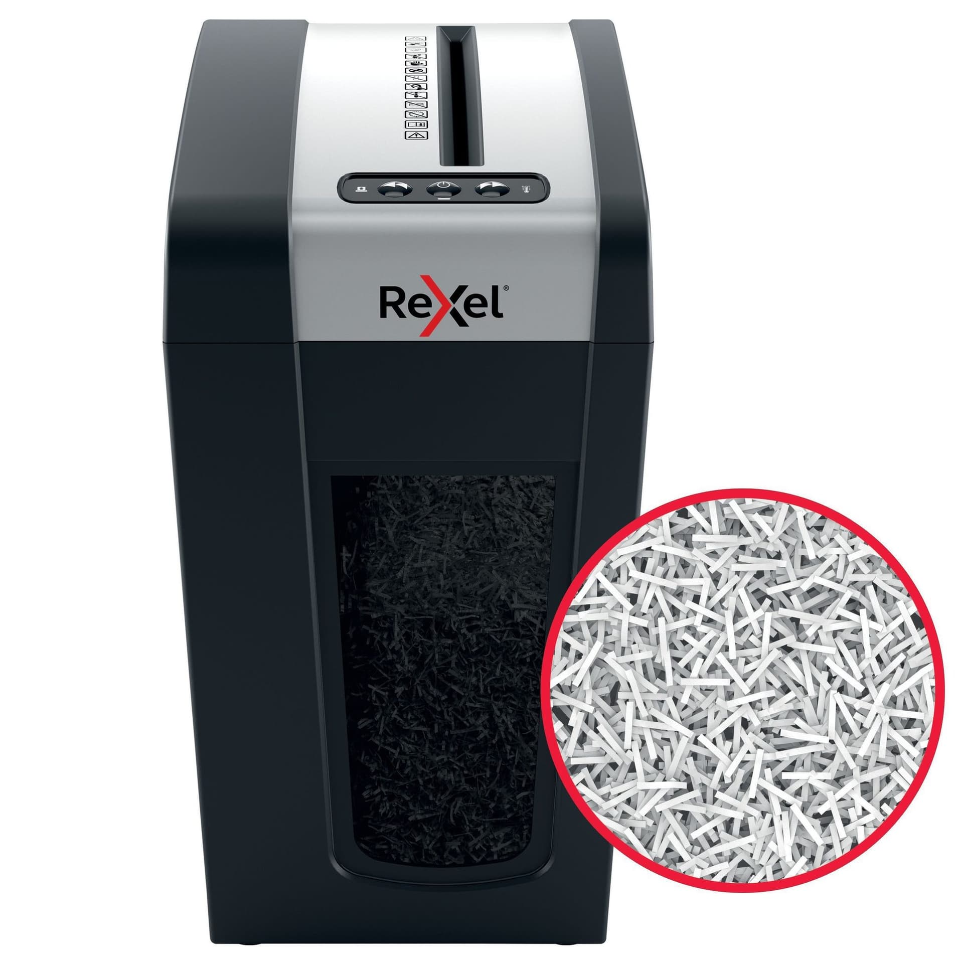 Papiervernietiger Rexel Secure MC6-SL snippers 2x15mm 8