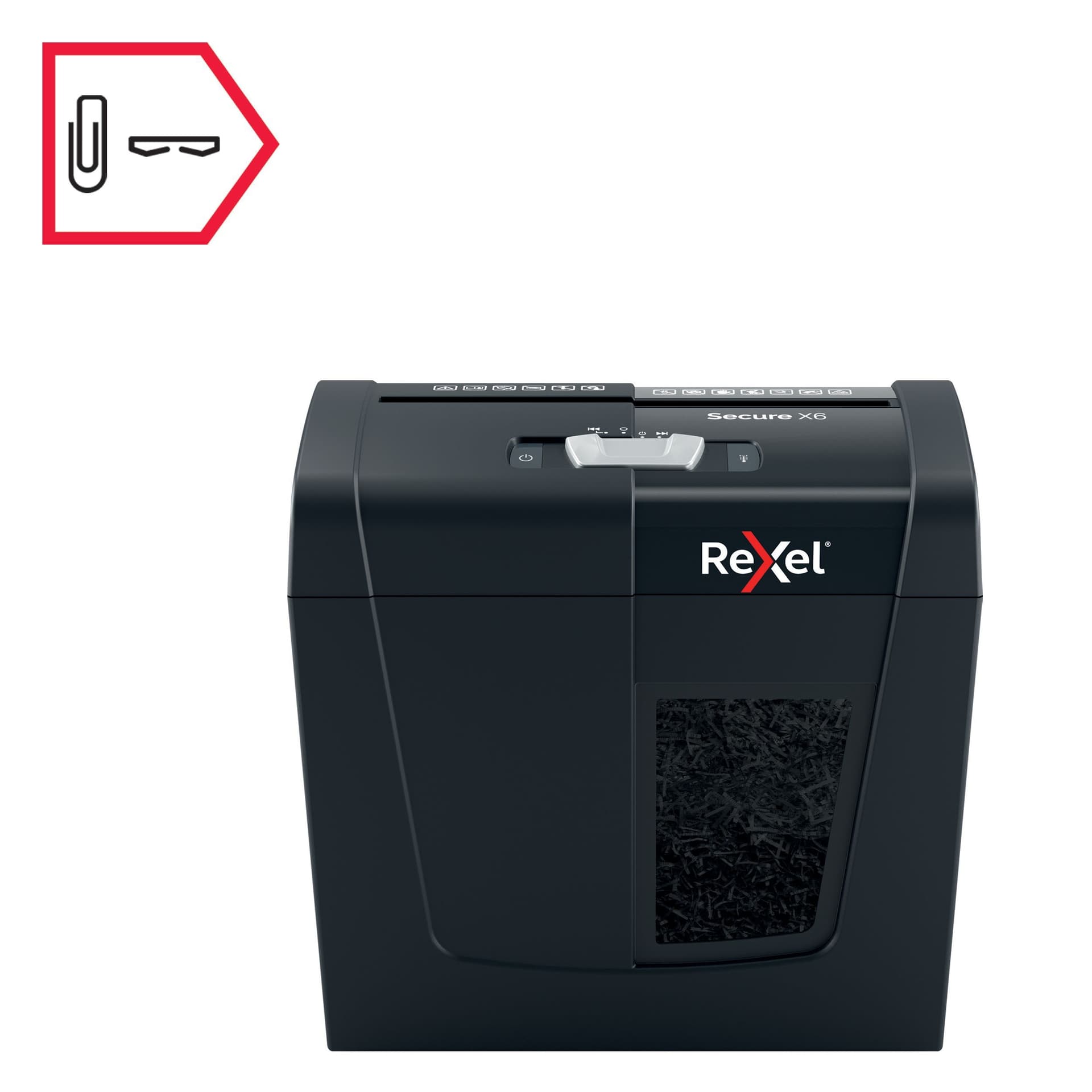 Papiervernietiger Rexel Secure X6 snippers 4x40mm 10