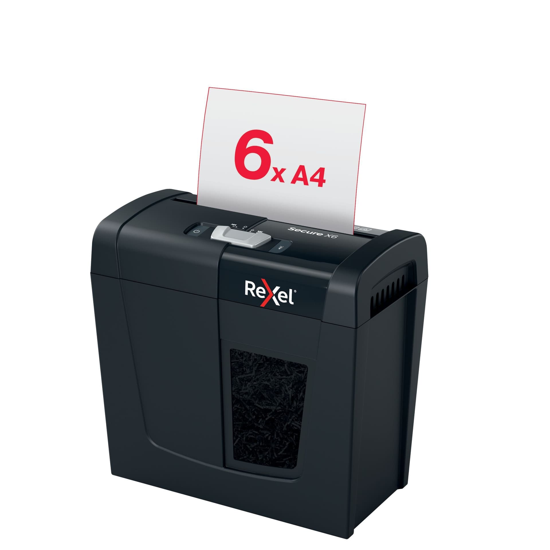 Papiervernietiger Rexel Secure X6 snippers 4x40mm 6