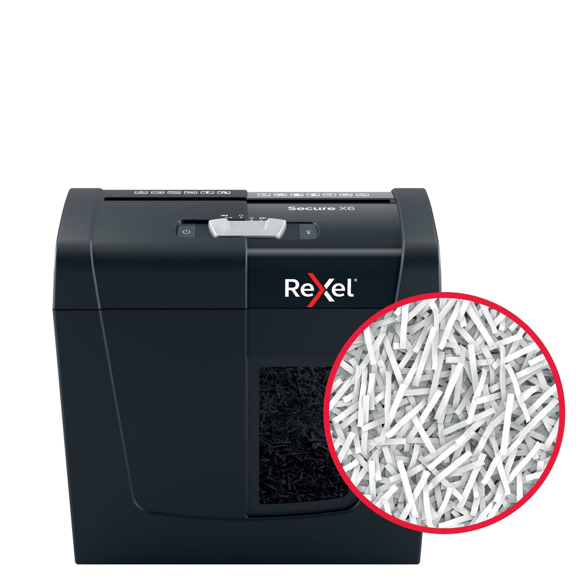 Papiervernietiger Rexel Secure X6 snippers 4x40mm 8