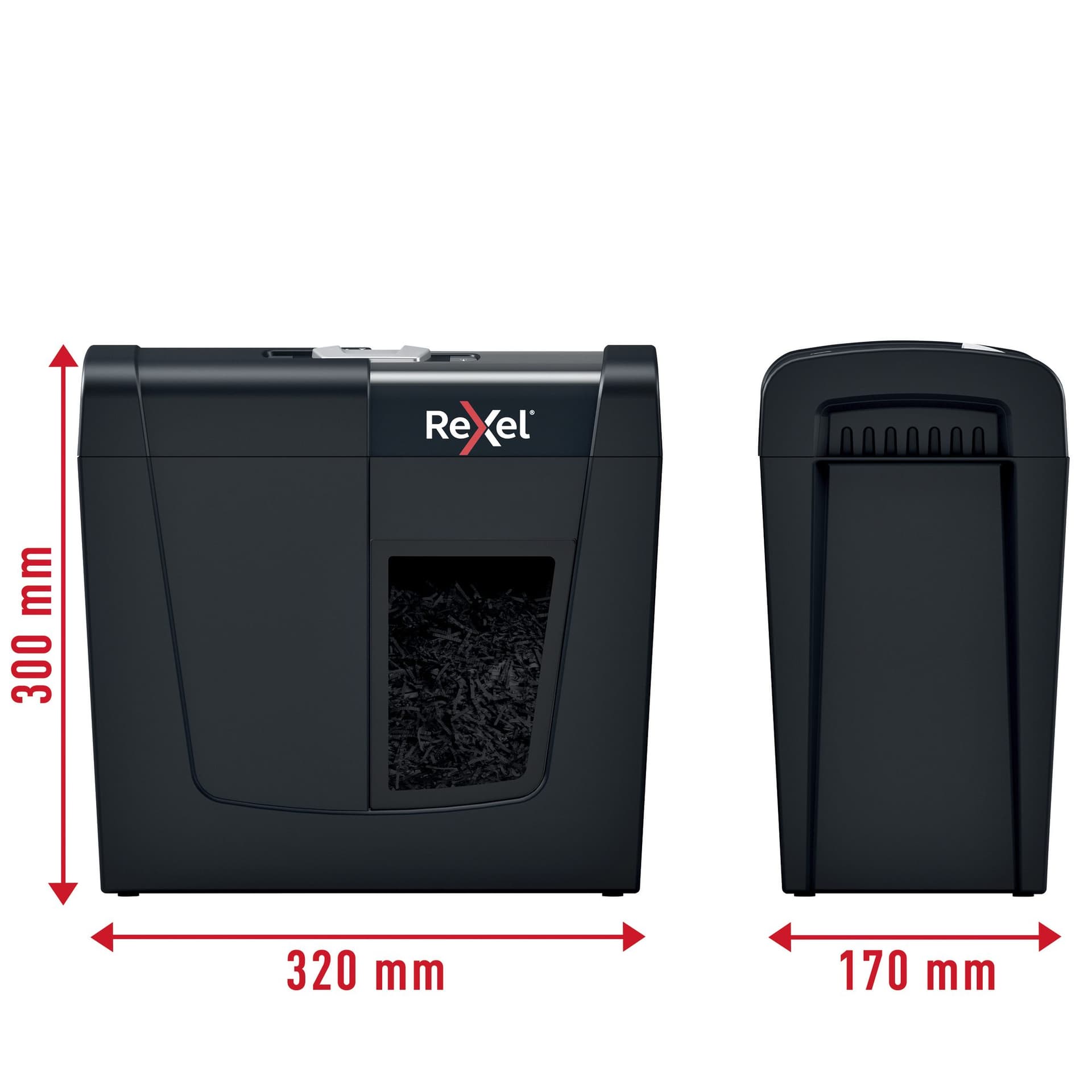 Papiervernietiger Rexel Secure X6 snippers 4x40mm 3