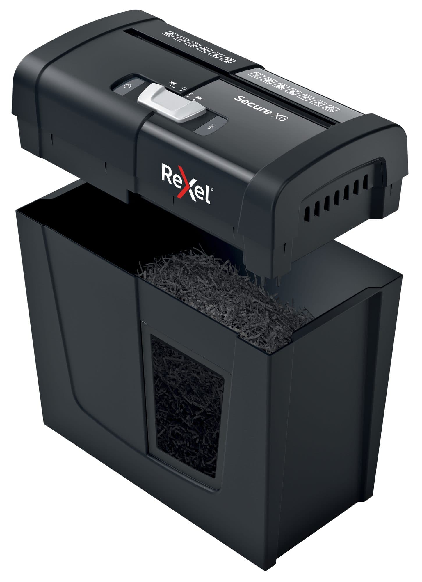 Papiervernietiger Rexel Secure X6 snippers 4x40mm 4