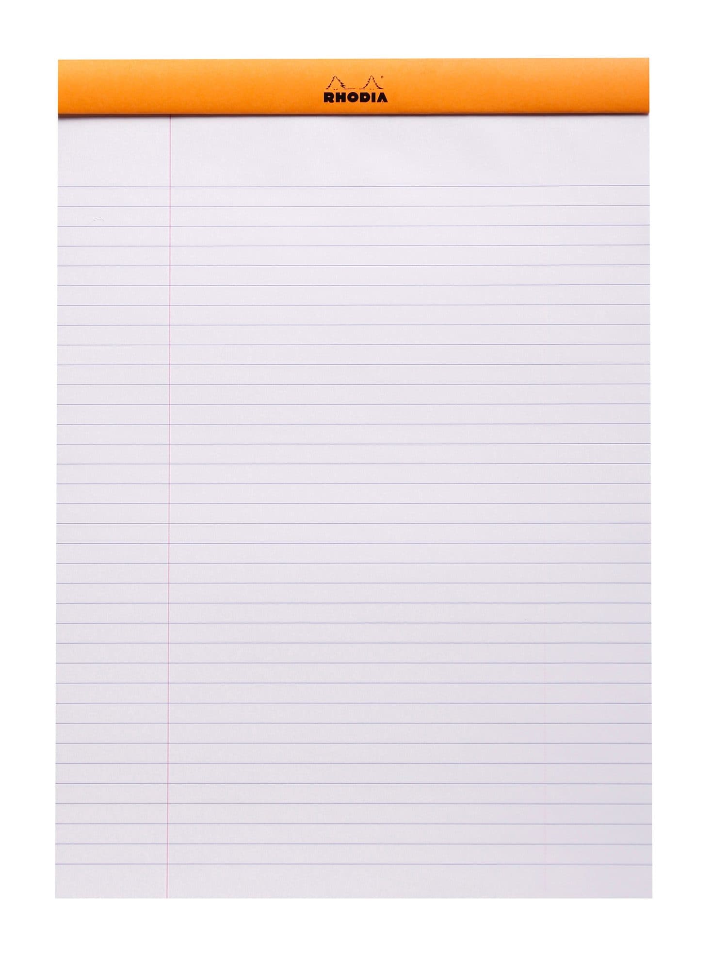 Schrijfblok Rhodia A4 lijn 80 vel 80gr oranje 2