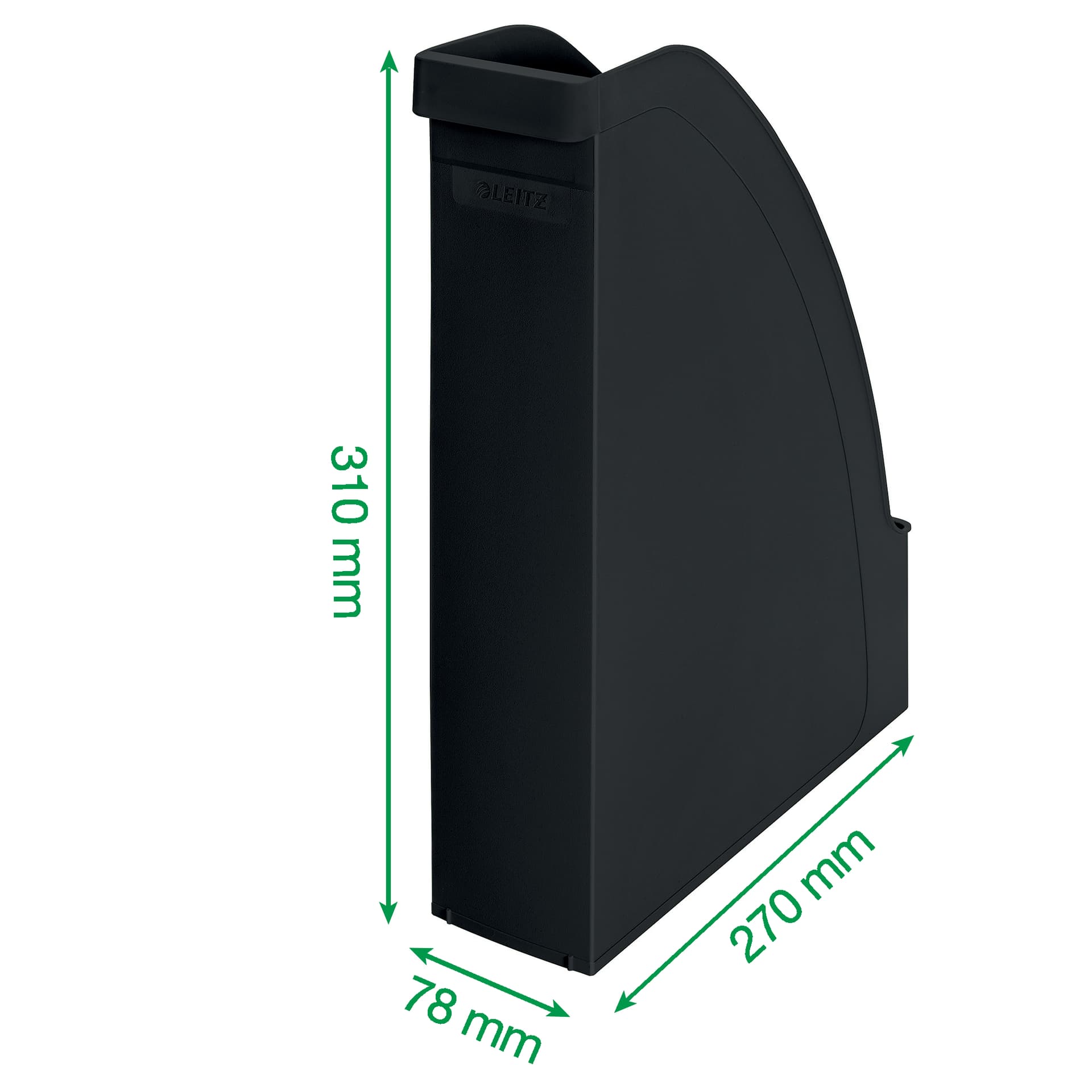 Tijdschriftcassette Leitz Recycle A4 zwart 3