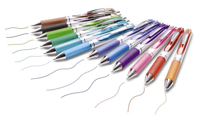 Gelschrijver Pentel BL77 Energel medium assorti 12 stuks 3
