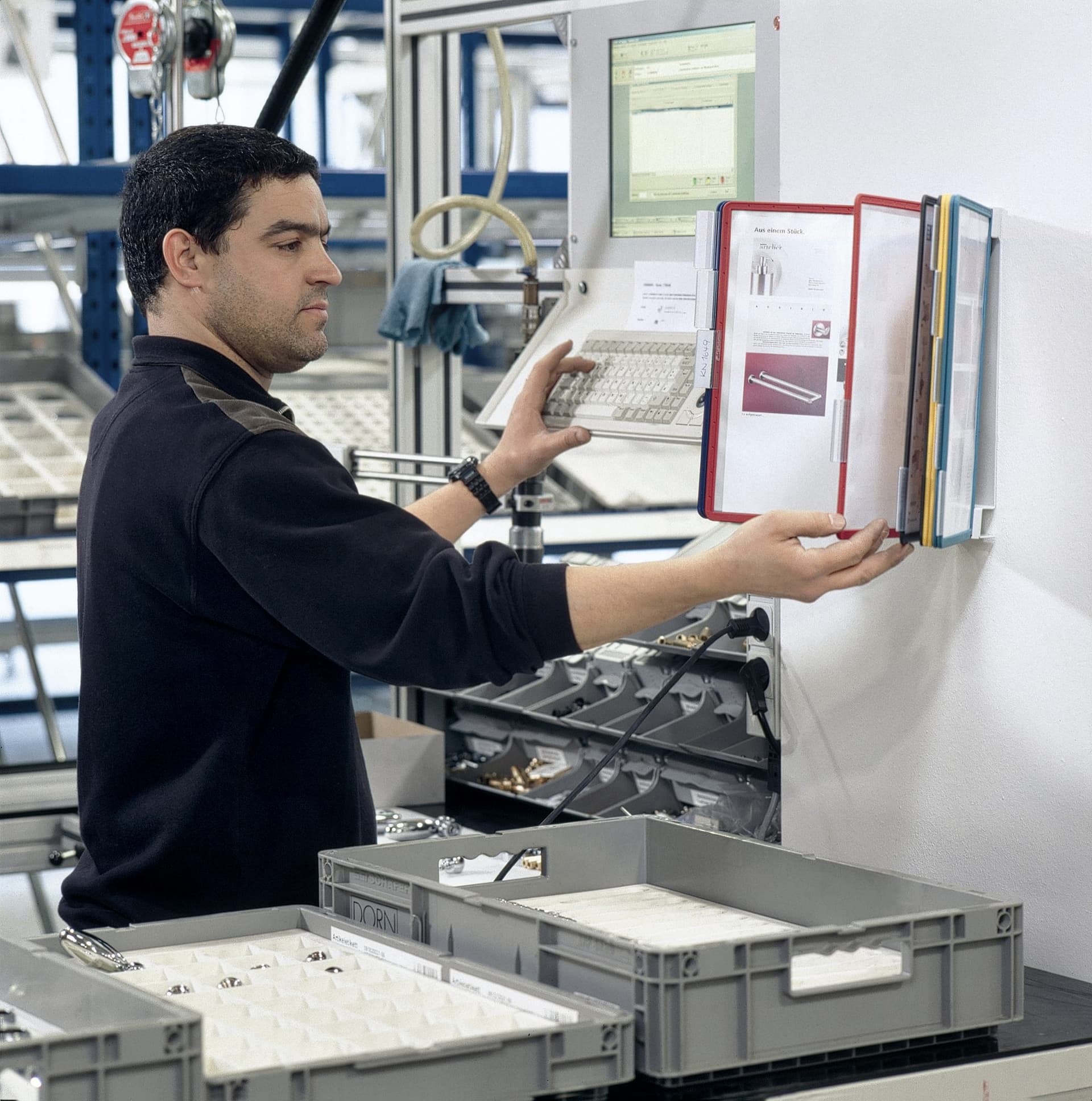 Wandelement Durable Vario Wall met 10-tassen A4 assorti 3