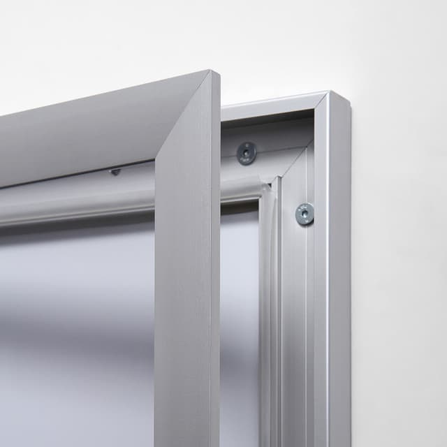 Vitrinebord Quantore luxe 8x A4 zilver 4