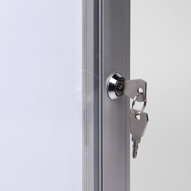 Vitrinebord Quantore luxe 2x A4 zilver 3