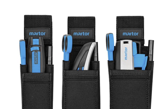 Riemtas Martor met clip L zwart 4