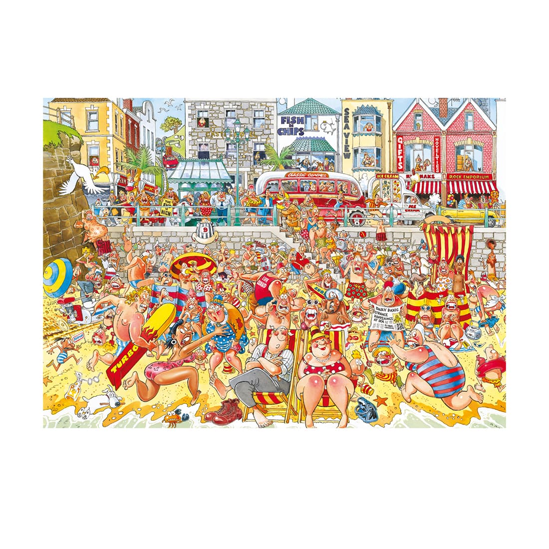 Puzzel Wasgij Retro Orginal 8 Vloed 1000 stukjes 4
