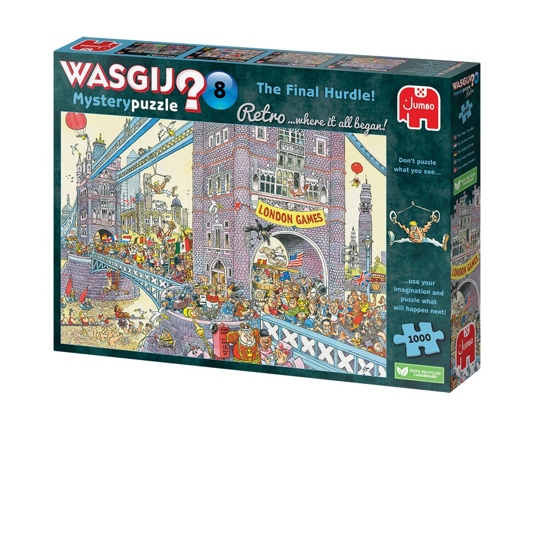 Puzzel Wasgij Retro Mystery 8 Laatste Horde 1000 stukjes 2