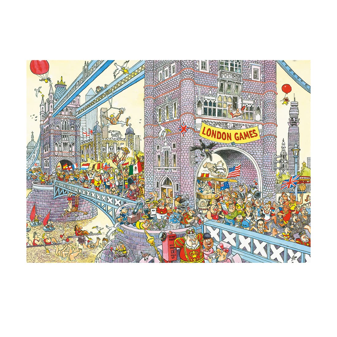 Puzzel Wasgij Retro Mystery 8 Laatste Horde 1000 stukjes 3