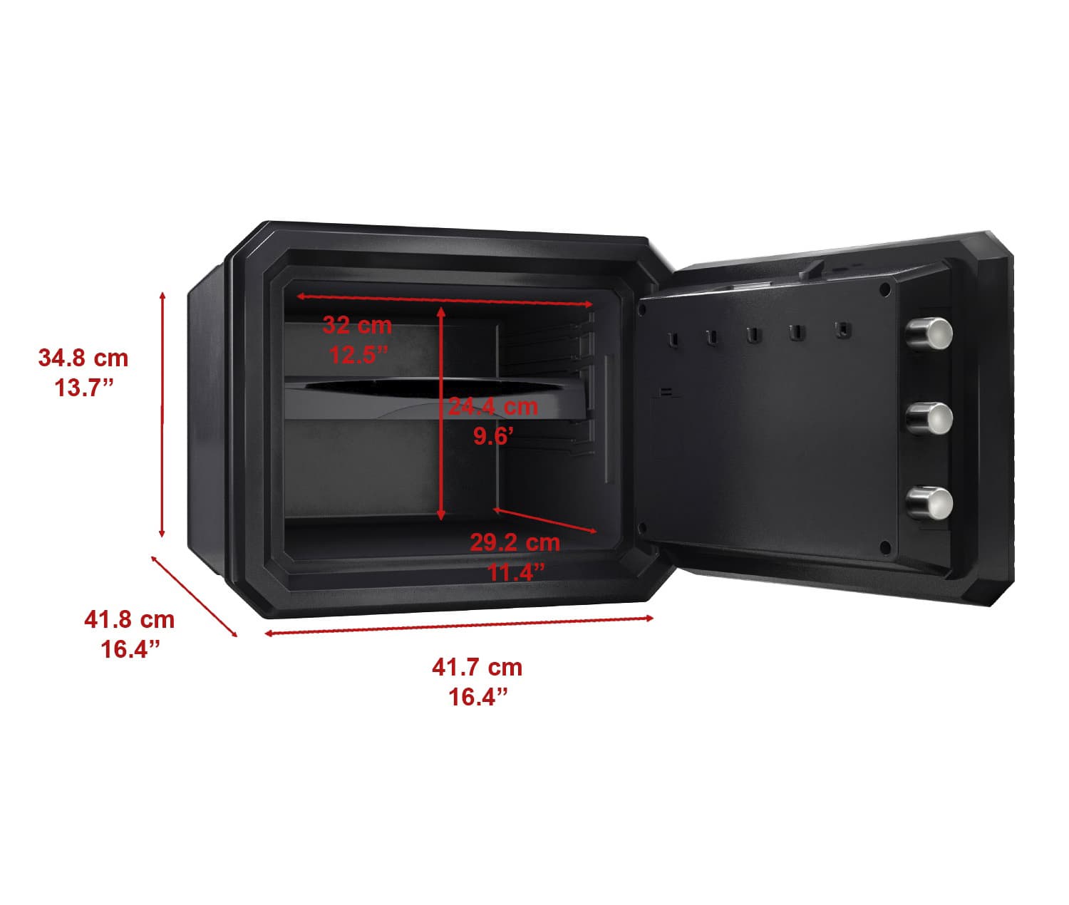 Kluis MasterLock brandvrij en waterdicht electronisch combi-slot L zwart 2