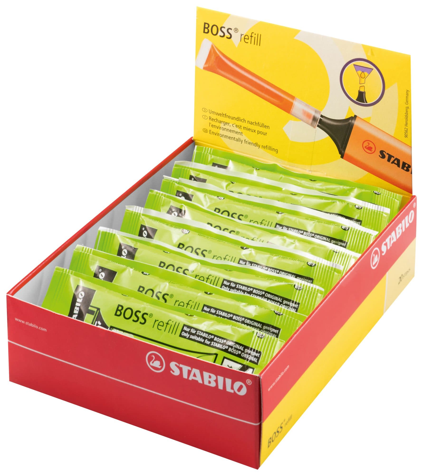 Markeerstiftinkt STABILO 070/33 groen 4