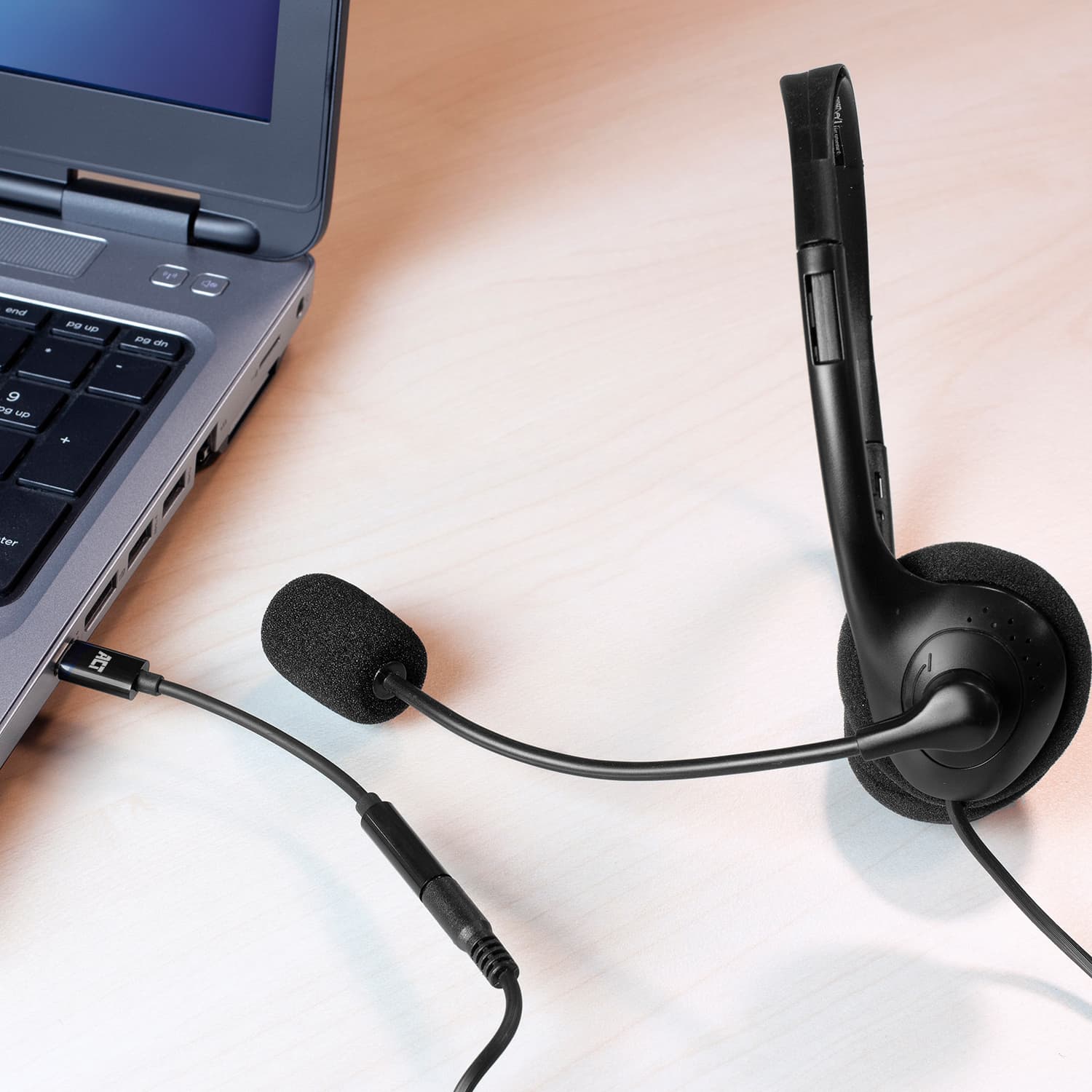 Adapter ACT USB-C naar 3.5mm audio jack 0.1 meter 5