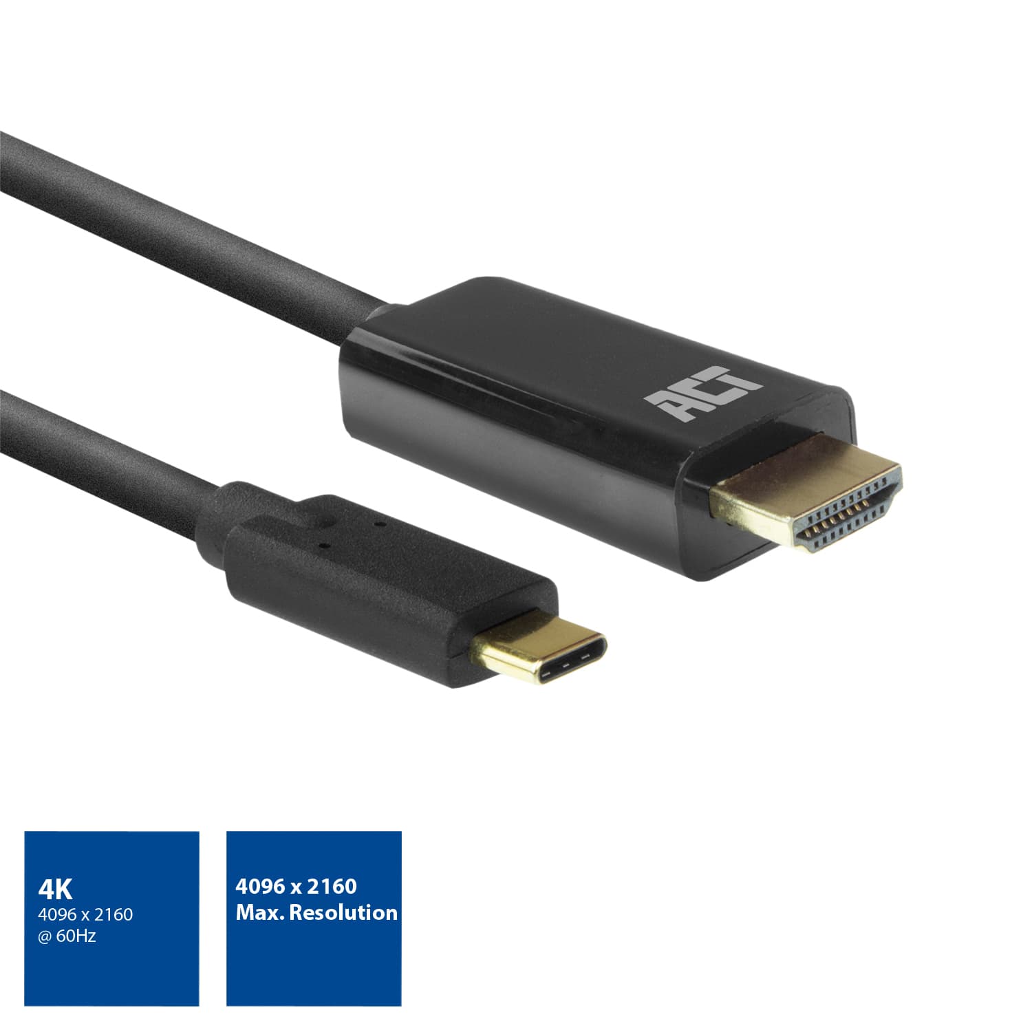 Kabel ACT USB-C naar HDMI 60Hz  2 meter 3
