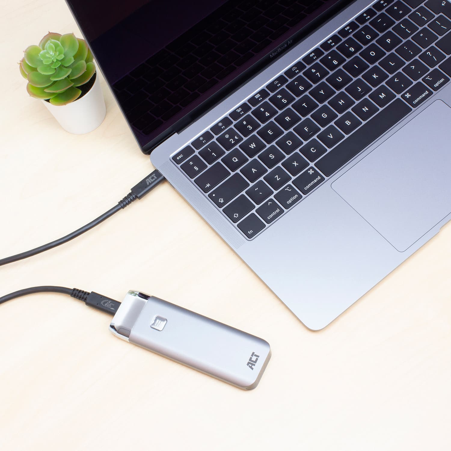 Kabel ACT USB 3.2 USB-C USB-IF gecertificeerd 2 meter 8