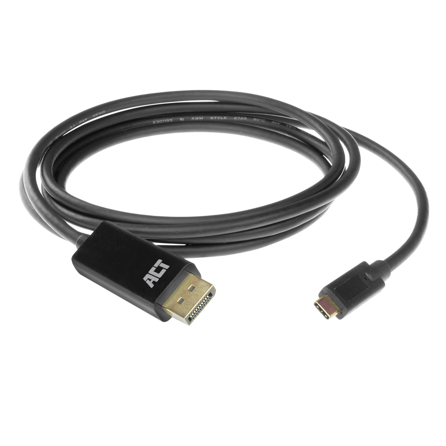 Kabel ACT USB-C naar Displayport 60Hz 2 meter 4