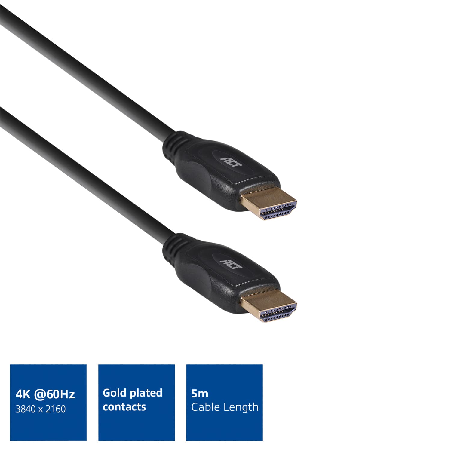 Kabel ACT HDMI High Speed type 1.4 5 meter 3