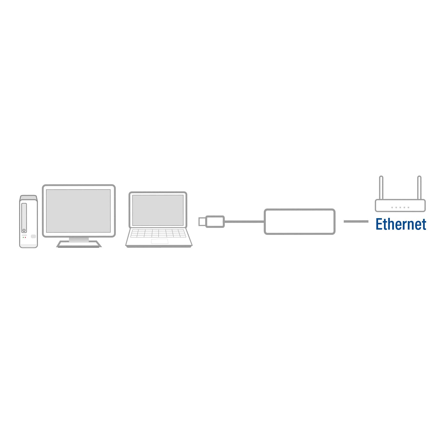 Adapter ACT USB-C naar Gigabit Ethernet 0.15 meter 6