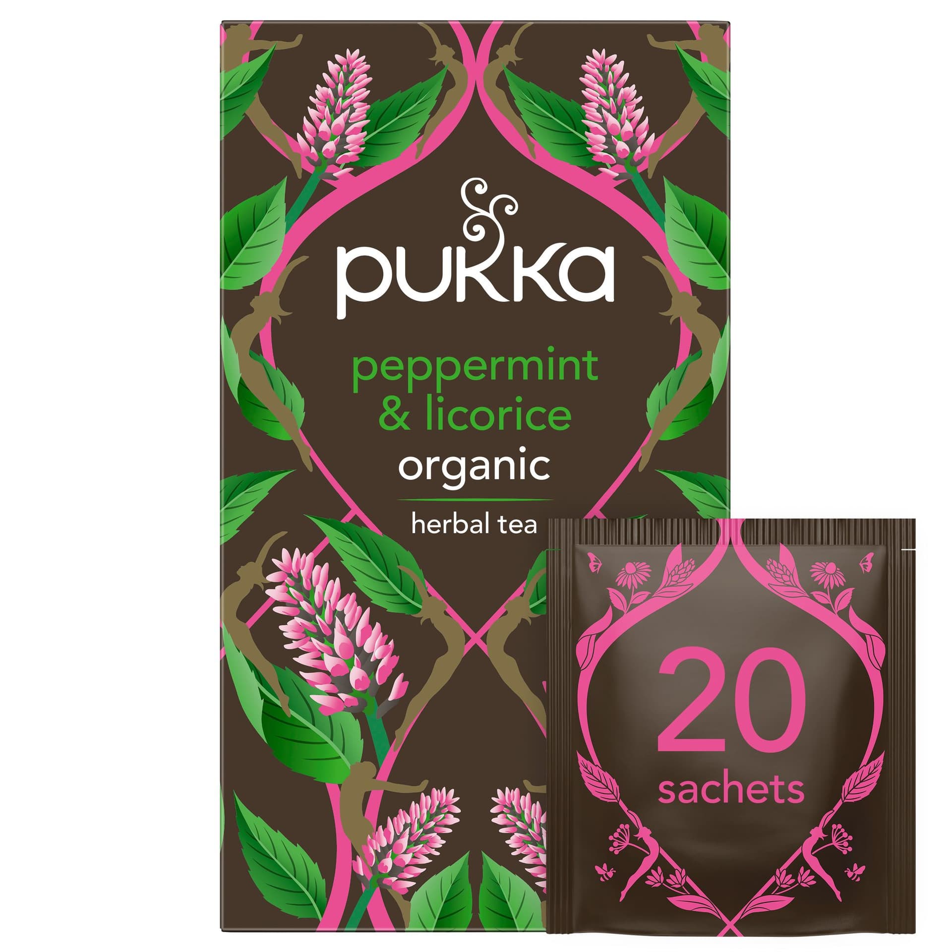 Thee Pukka peppermint licorice 20 zakjes 2