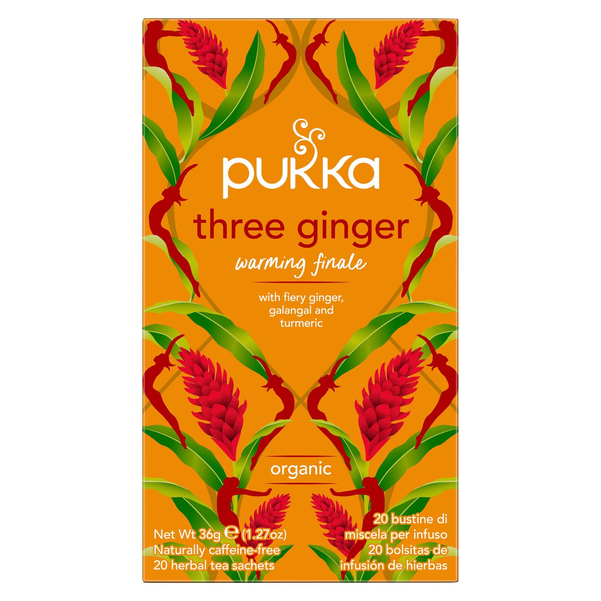 Thee Pukka ginger 20 zakjes