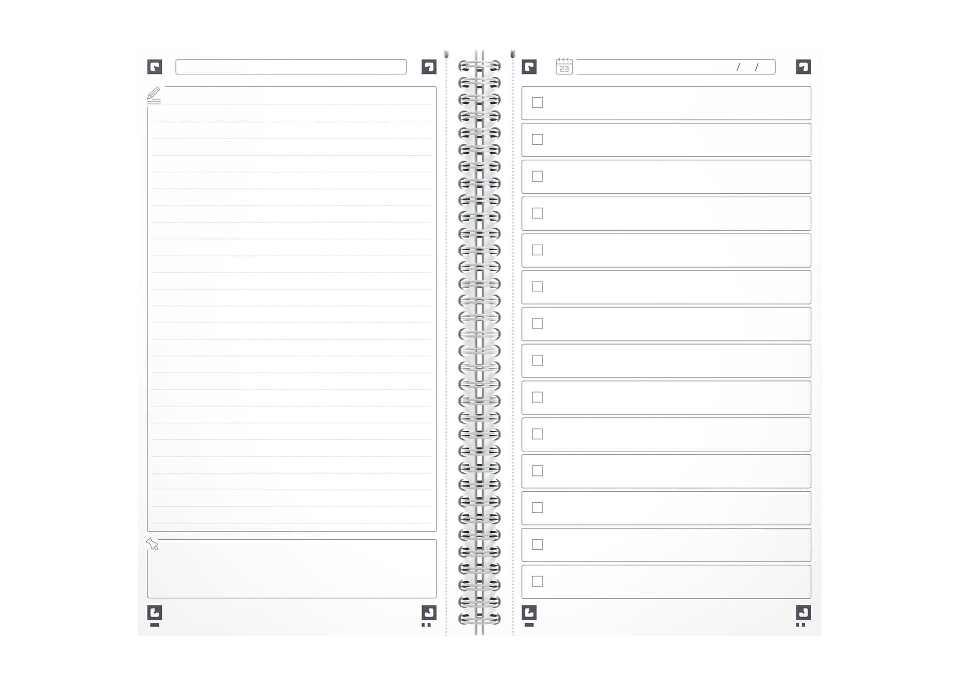 Task Manager Oxford 141x246 mm 115vel aqua 4