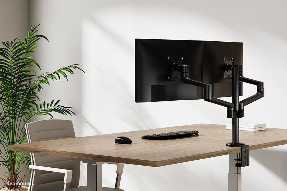 Monitorarm Neomounts NEXT Lite dual 17-27" zwart 6