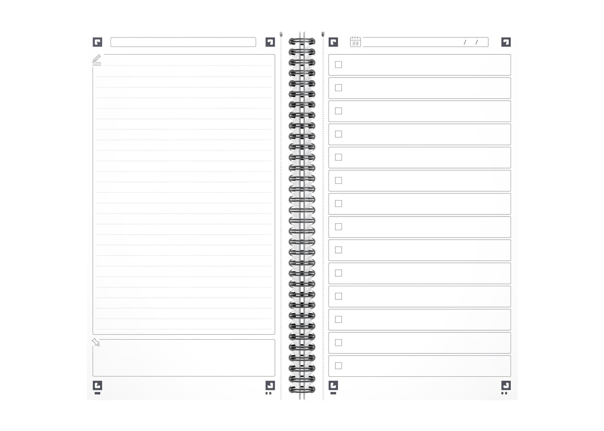 Task Manager Oxford 141x246 mm 115vel blauw 4