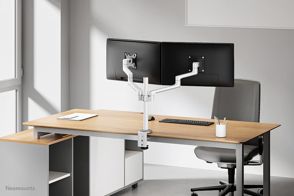 Monitorarm Neomounts NEXT Lite dual 17-27" wit 5
