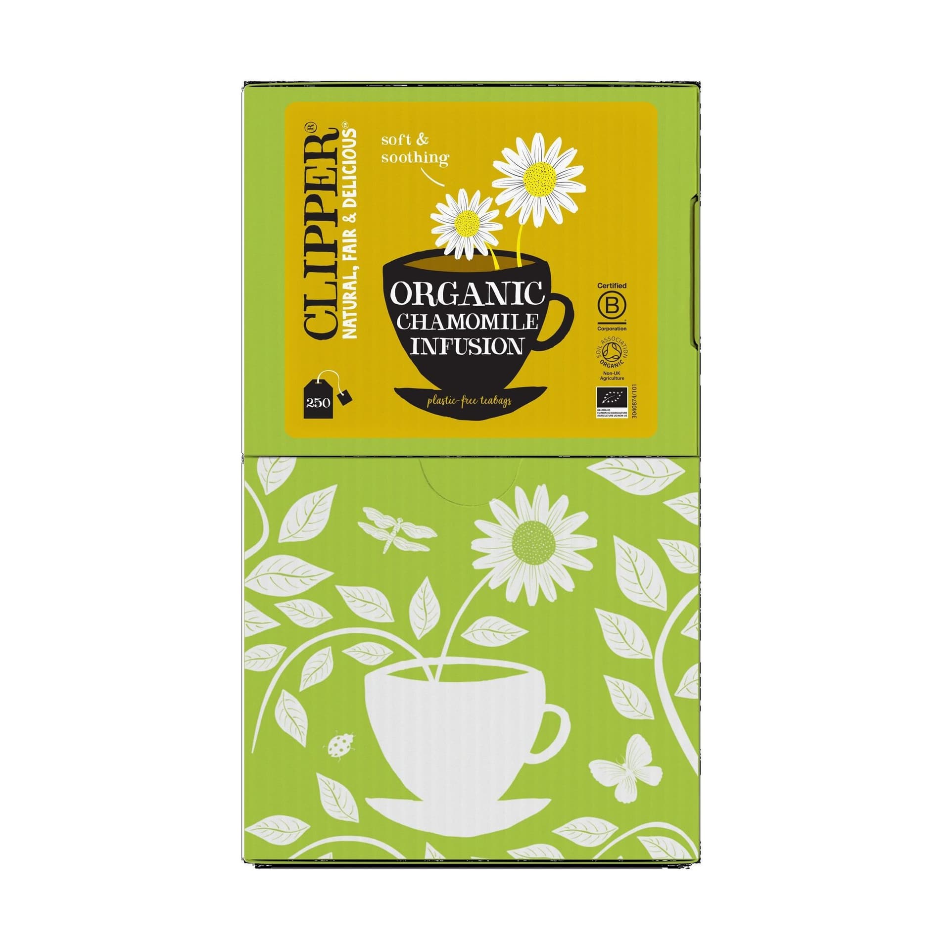 Thee Clipper infusion chamomile bio 250 zakjes