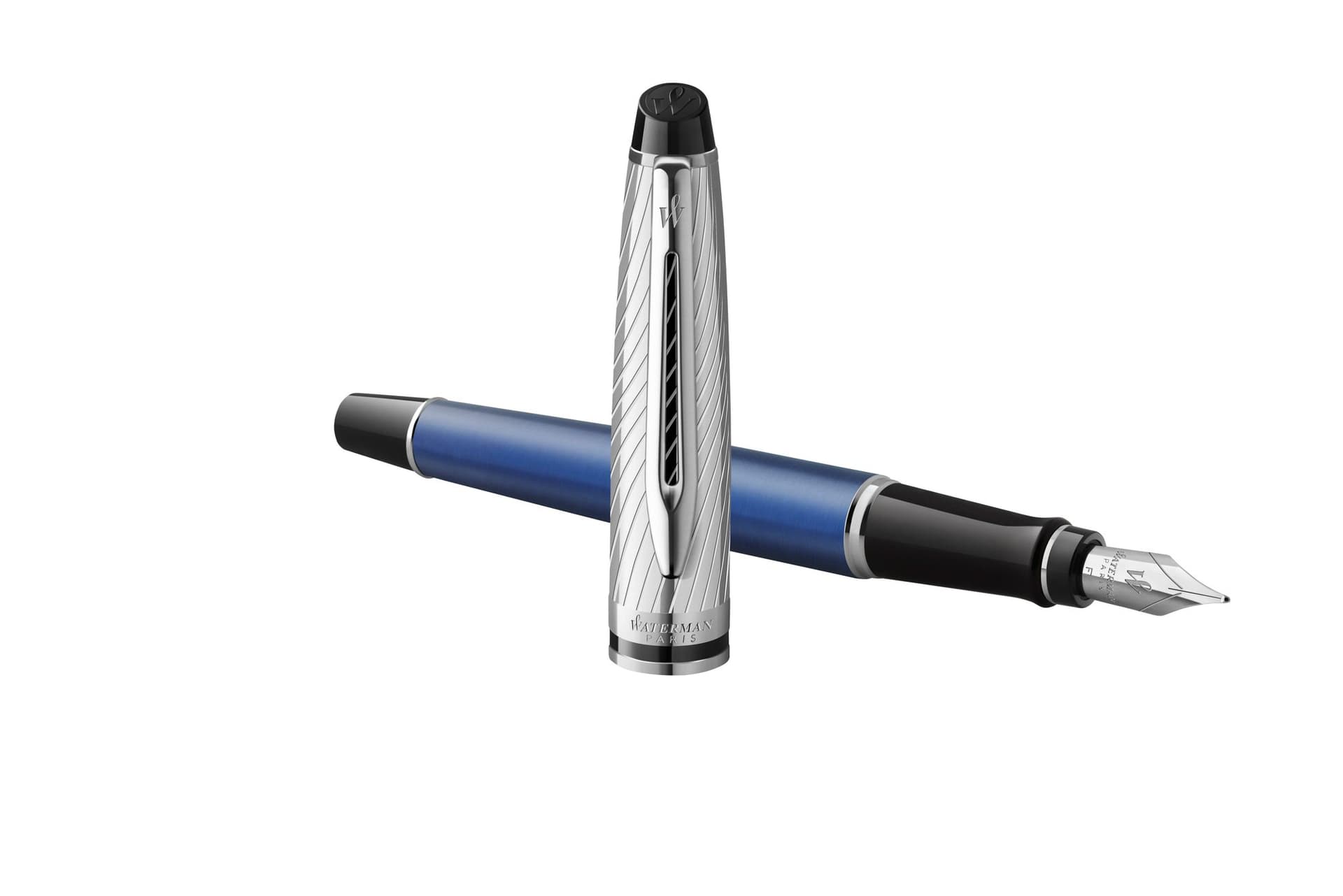 Vulpen Waterman Expert metallic Blue CT fijn 5