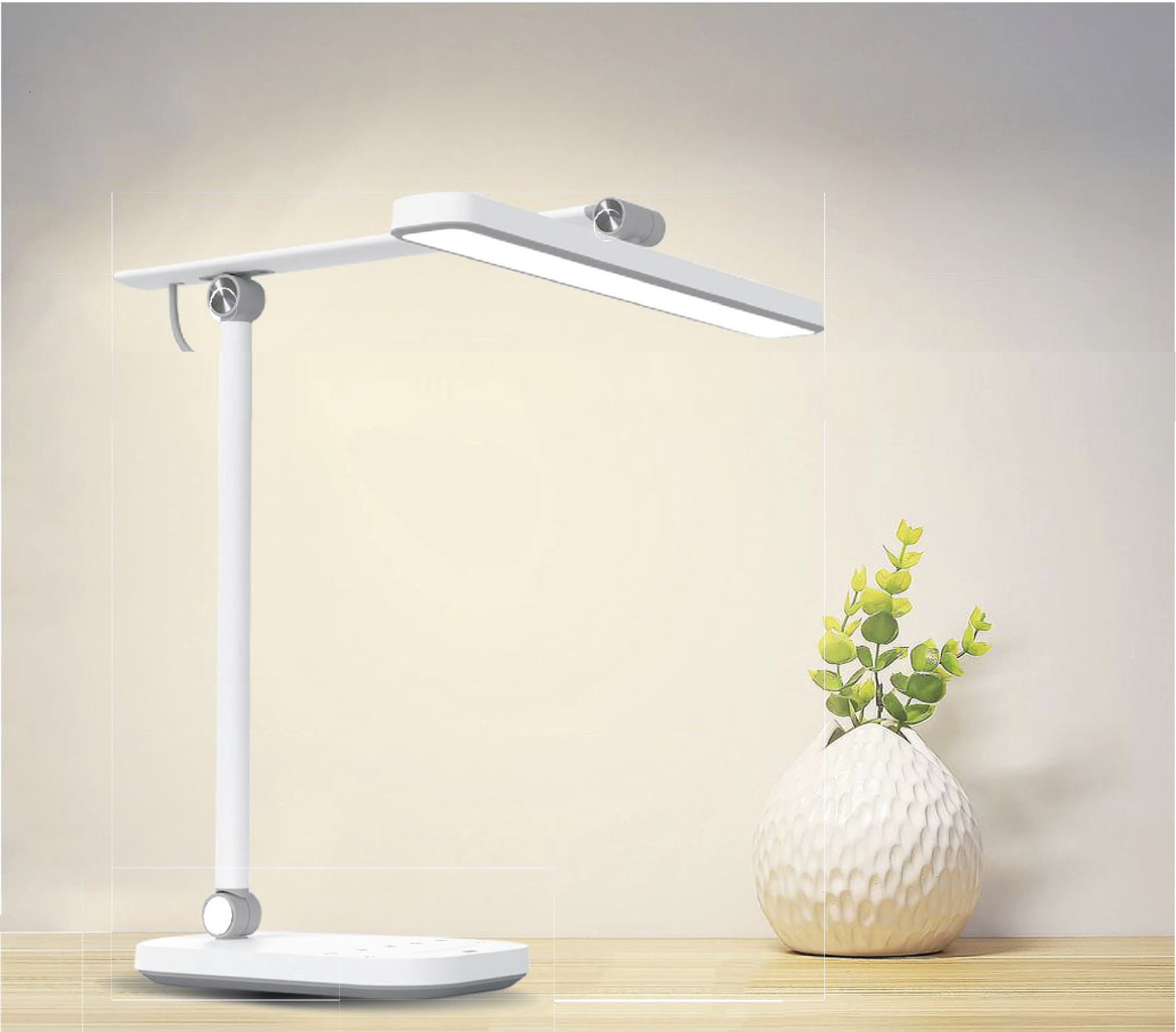 Bureaulamp Unilux Pureline led wit 8