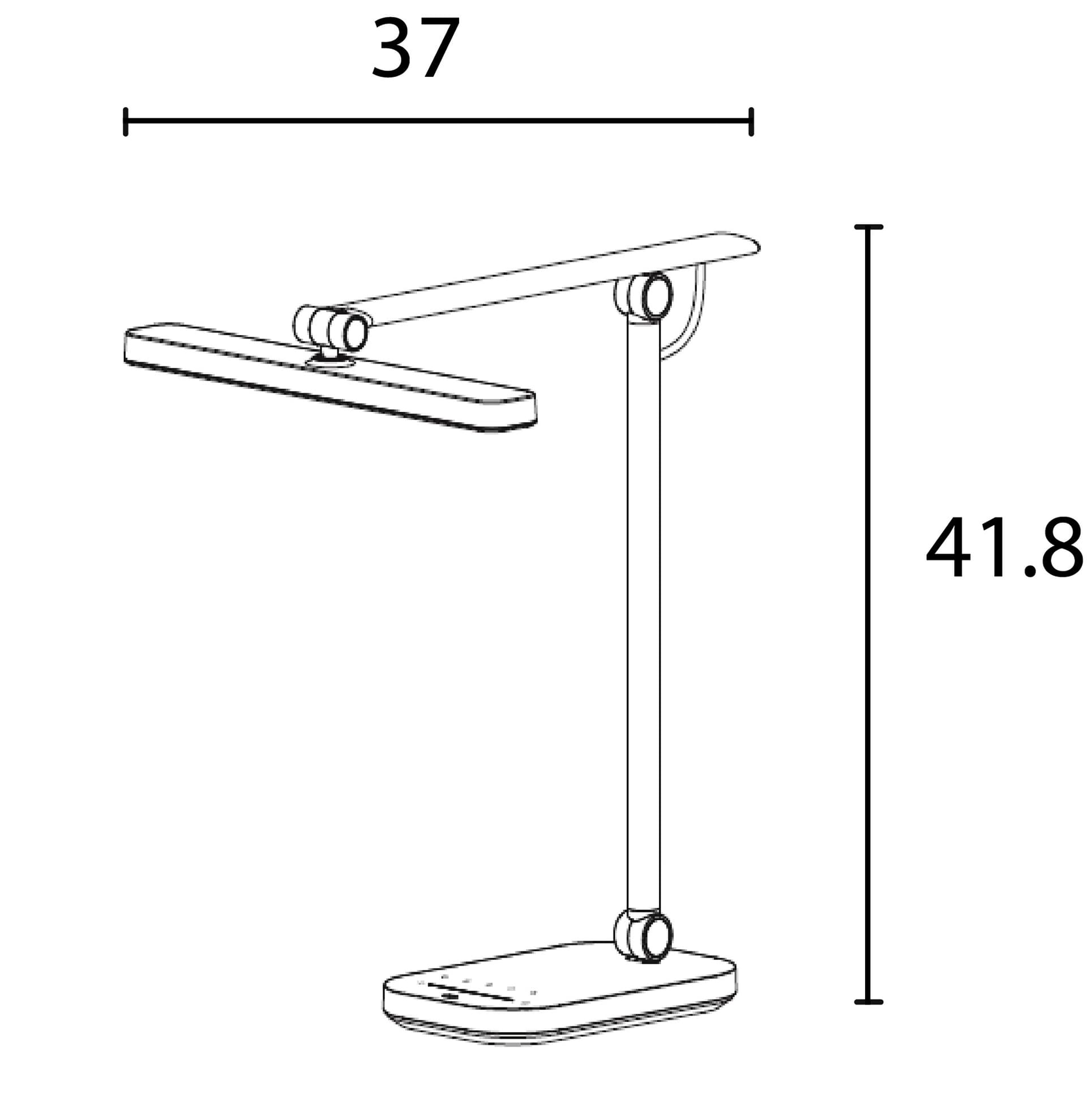Bureaulamp Unilux Pureline led wit 6