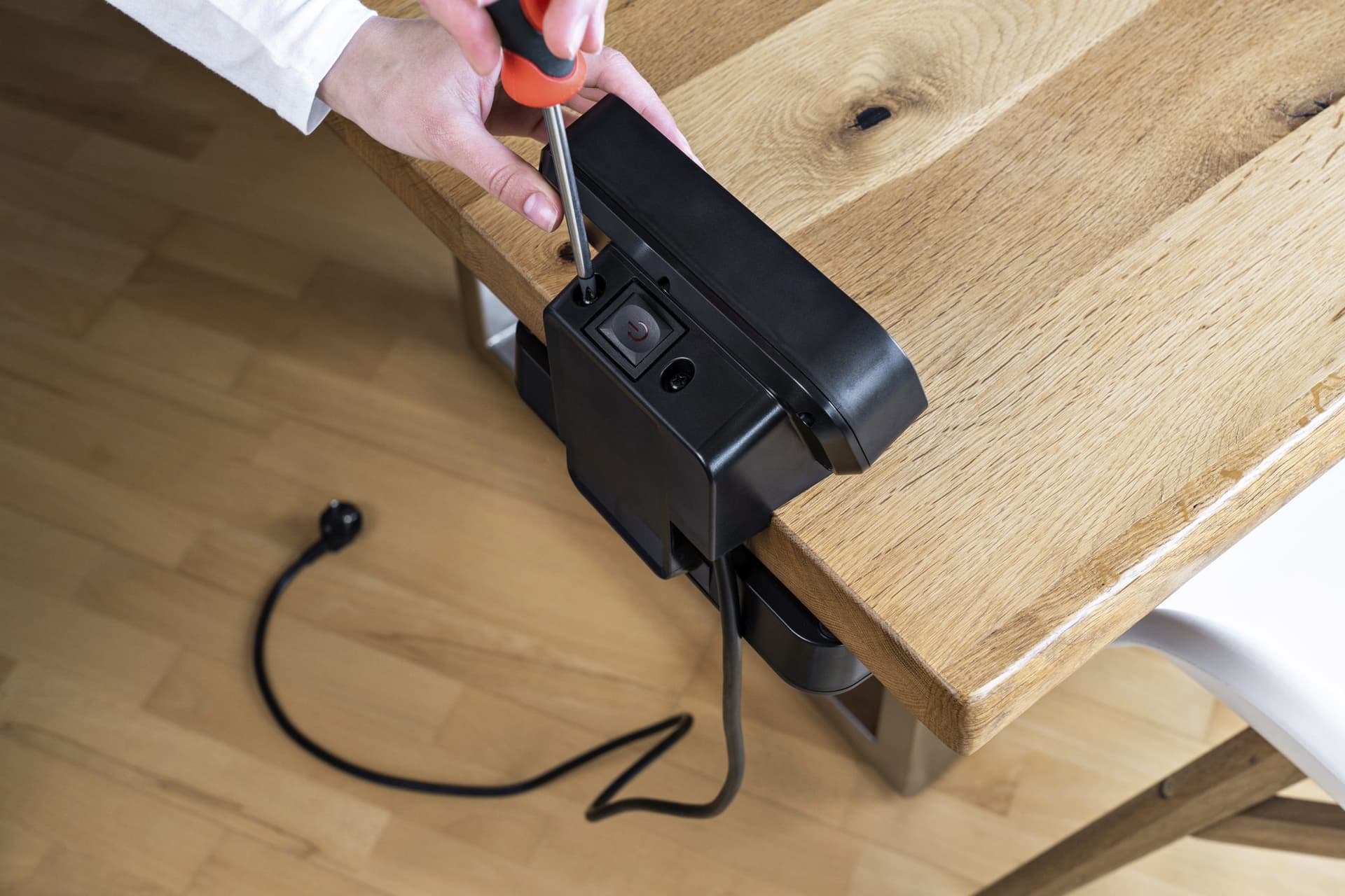 Stekkerdoos Brennenstuhl bureau Estilo 10vdig incl 1 USB C, 1 USB A, 2m zi/zw 6